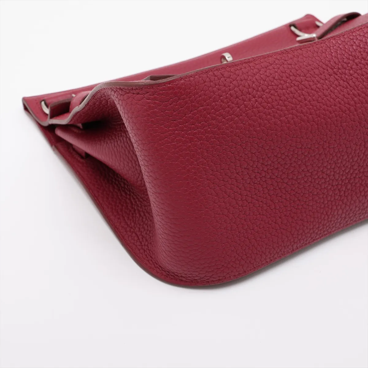 Jypsiere 28 Taurillon Clemence Ruby Silver Hardware P:2012 — view 4