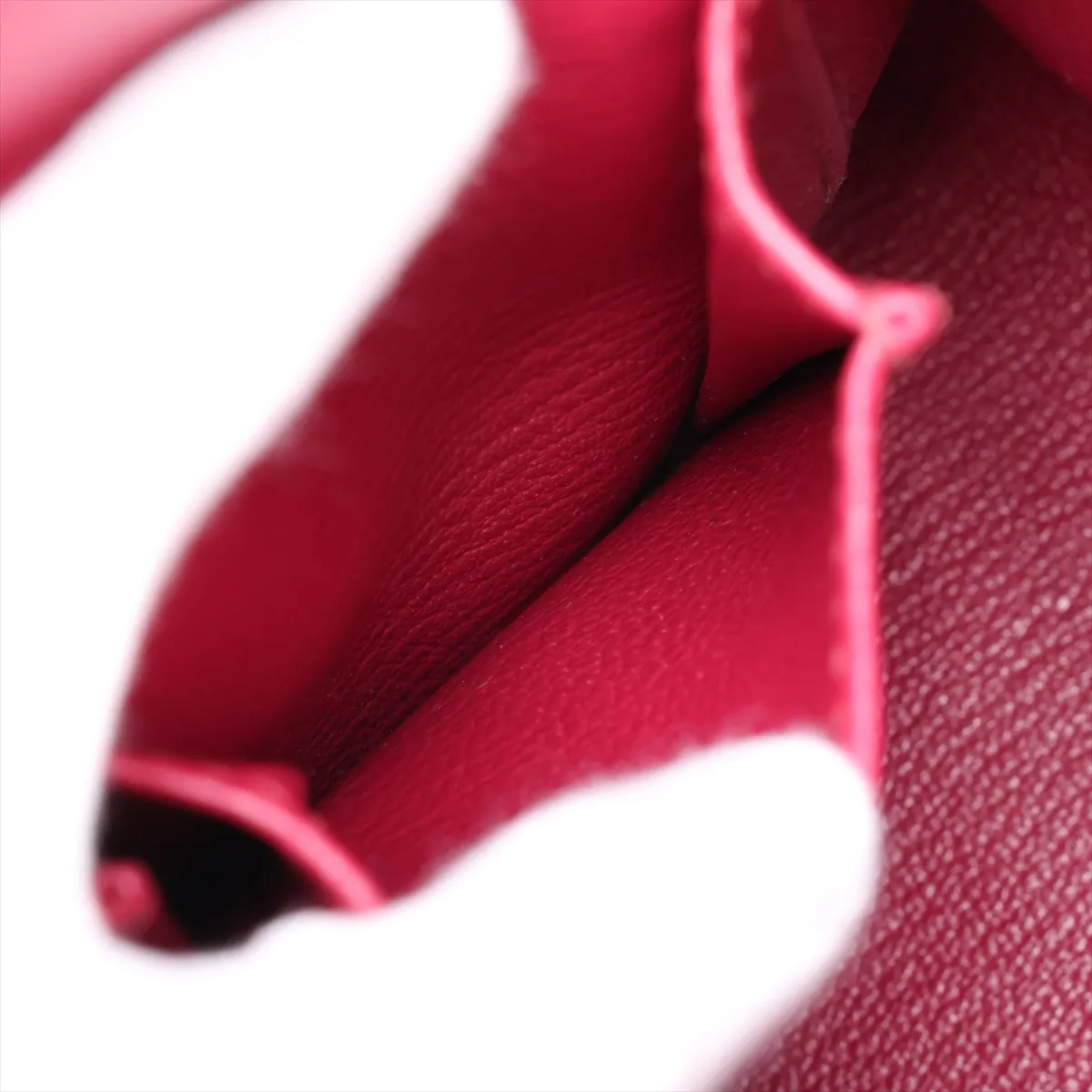 Jypsiere 28 Taurillon Clemence Ruby Silver Hardware P:2012 — view 9