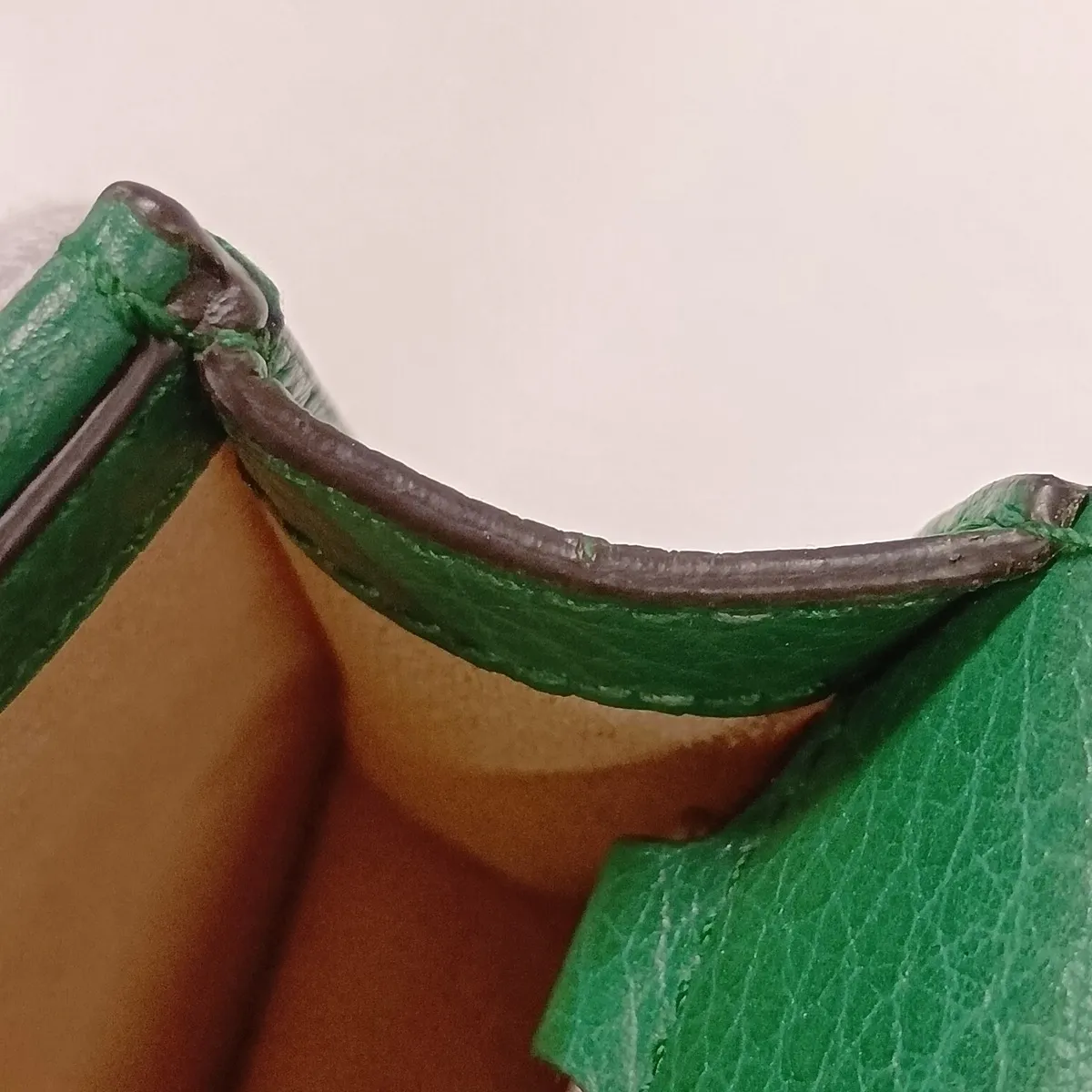 Dionysus Leather Chain Shoulder Bag, Green — view 8
