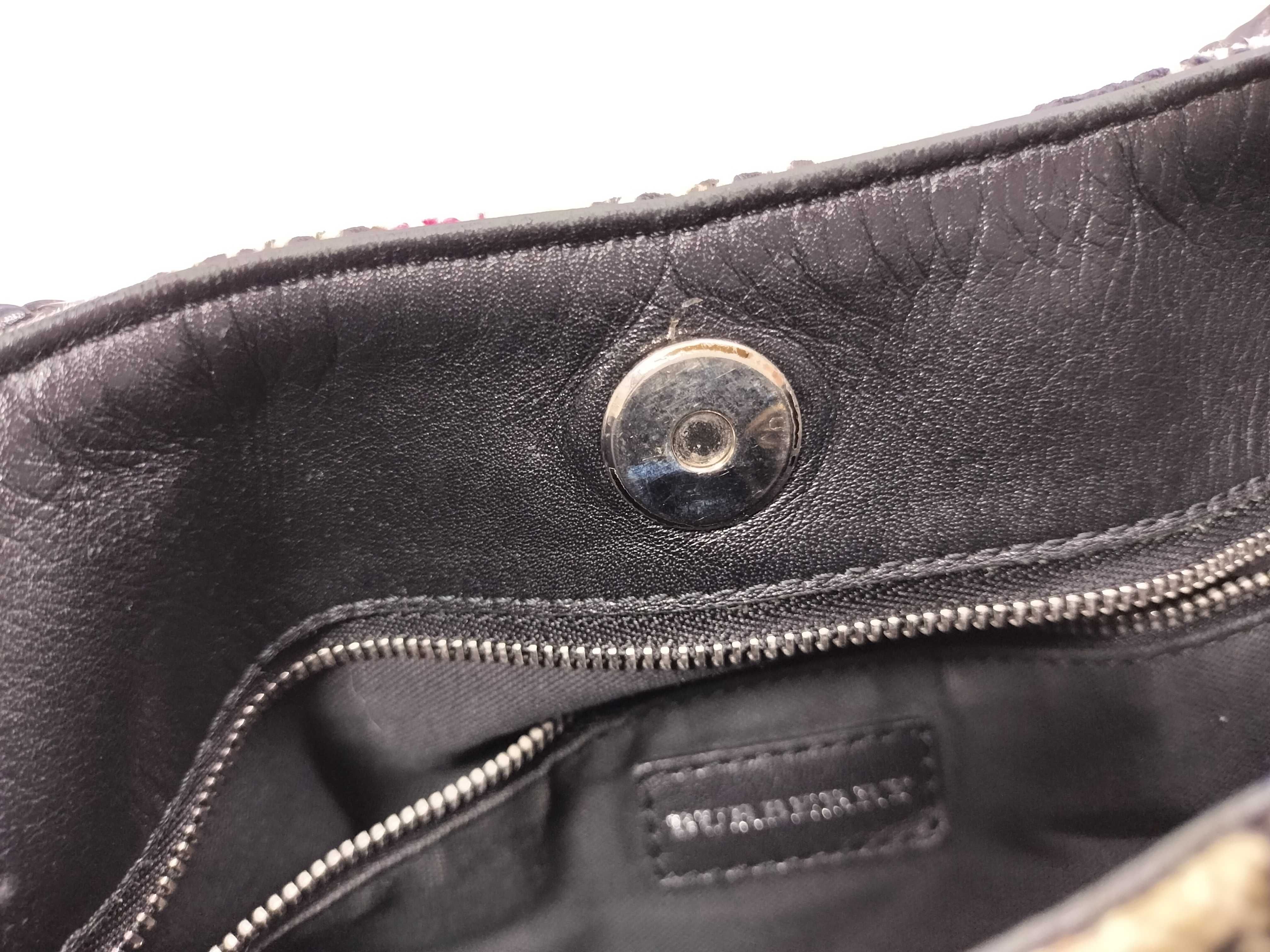 Canvas Tote One-Shoulder Check Shoulder Bag — view 12