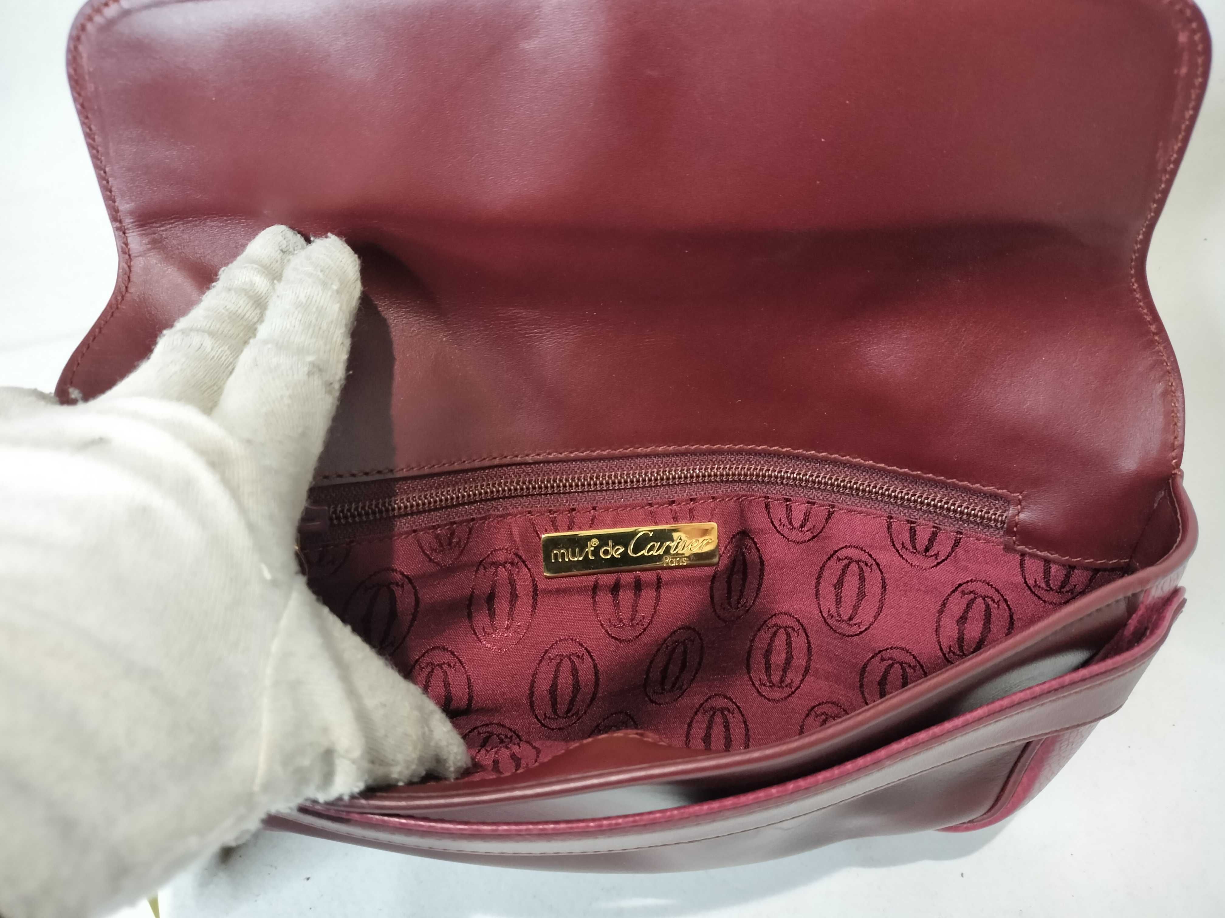 Must Line Clutch Bag, Bordeaux, Second Bag — view 7