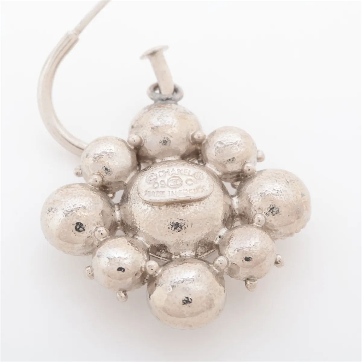Cocomark 09C Earrings (for both ears) GP x Rhinestone Silver — view 5