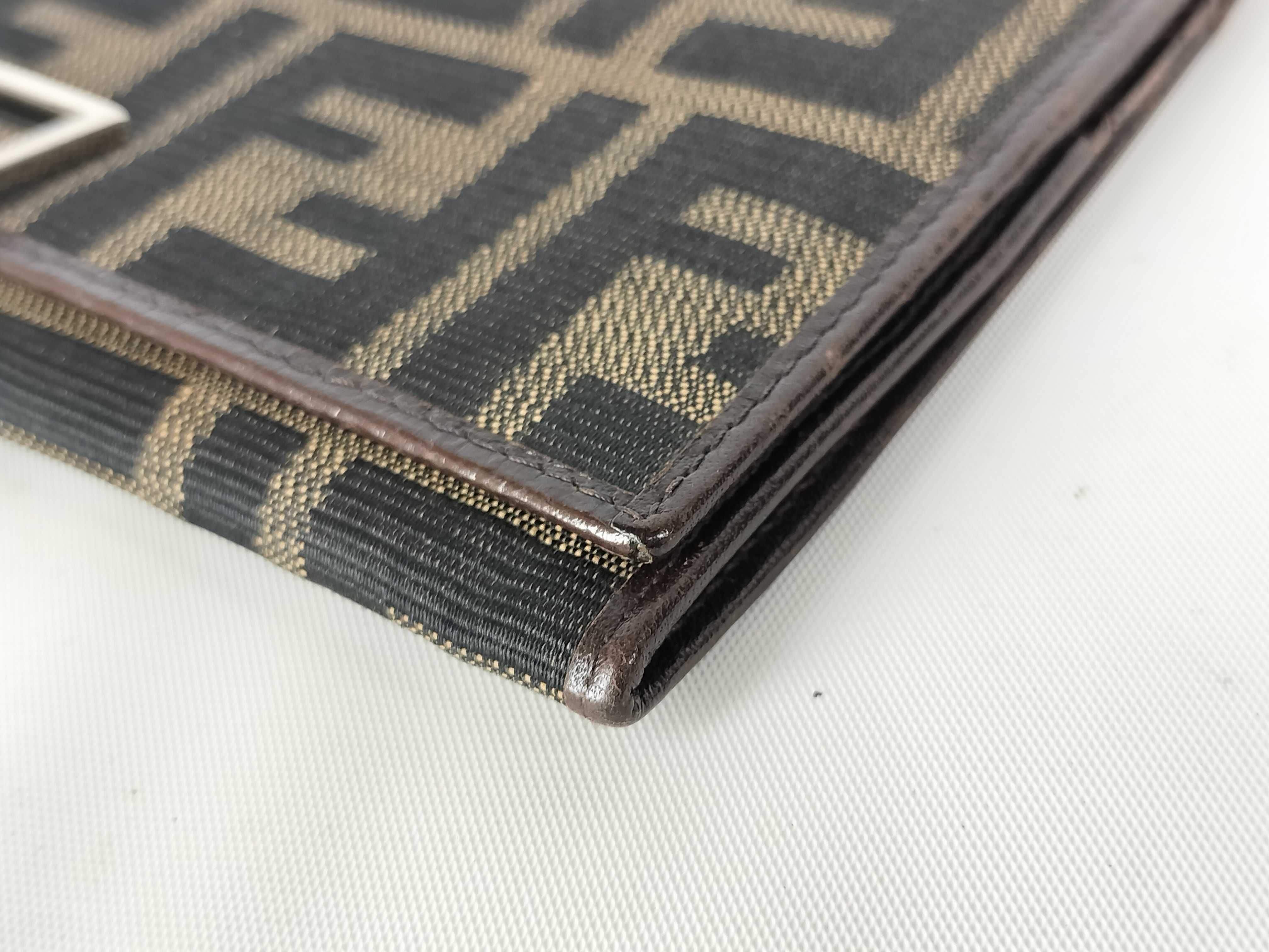 Zucca pattern Zucca F clasp long wallet — view 2
