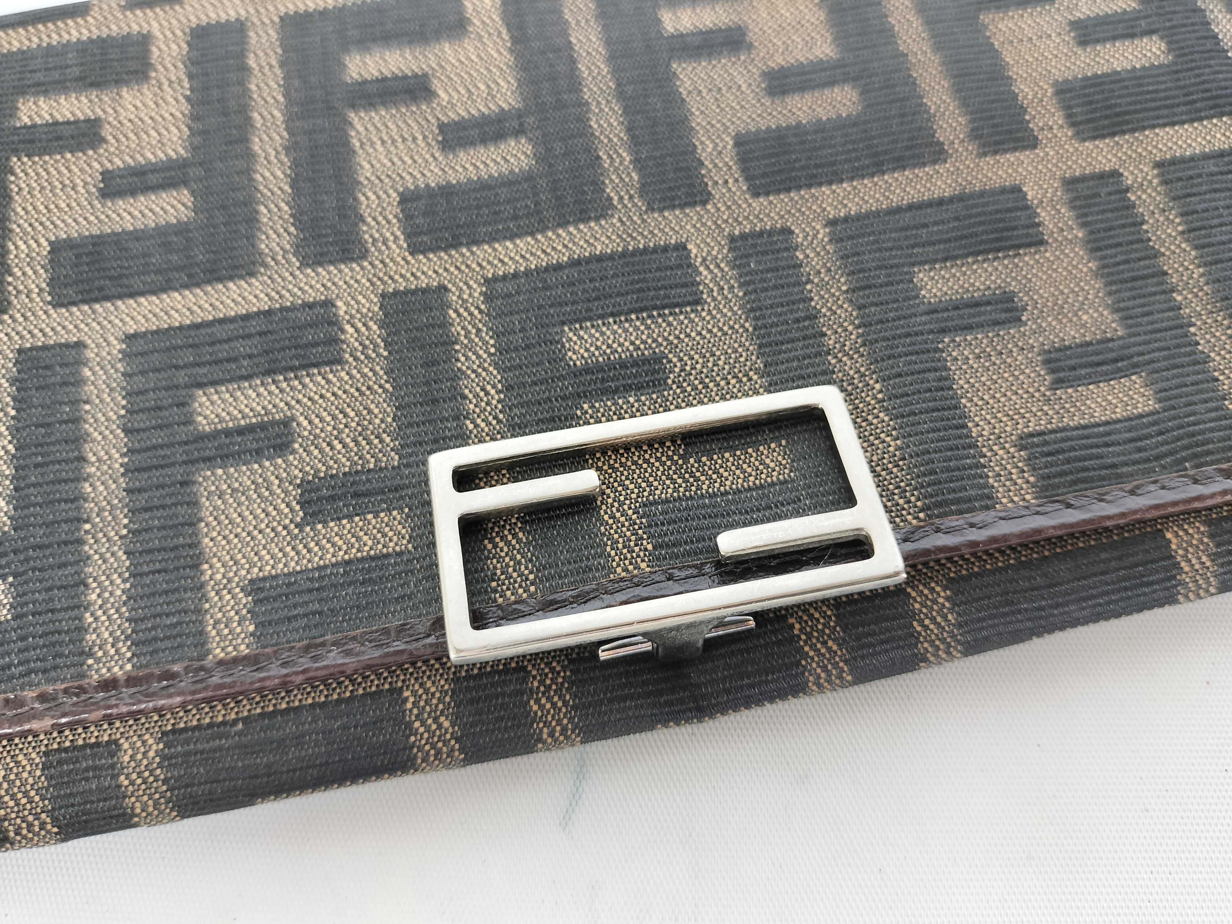 Zucca pattern Zucca F clasp long wallet — view 5