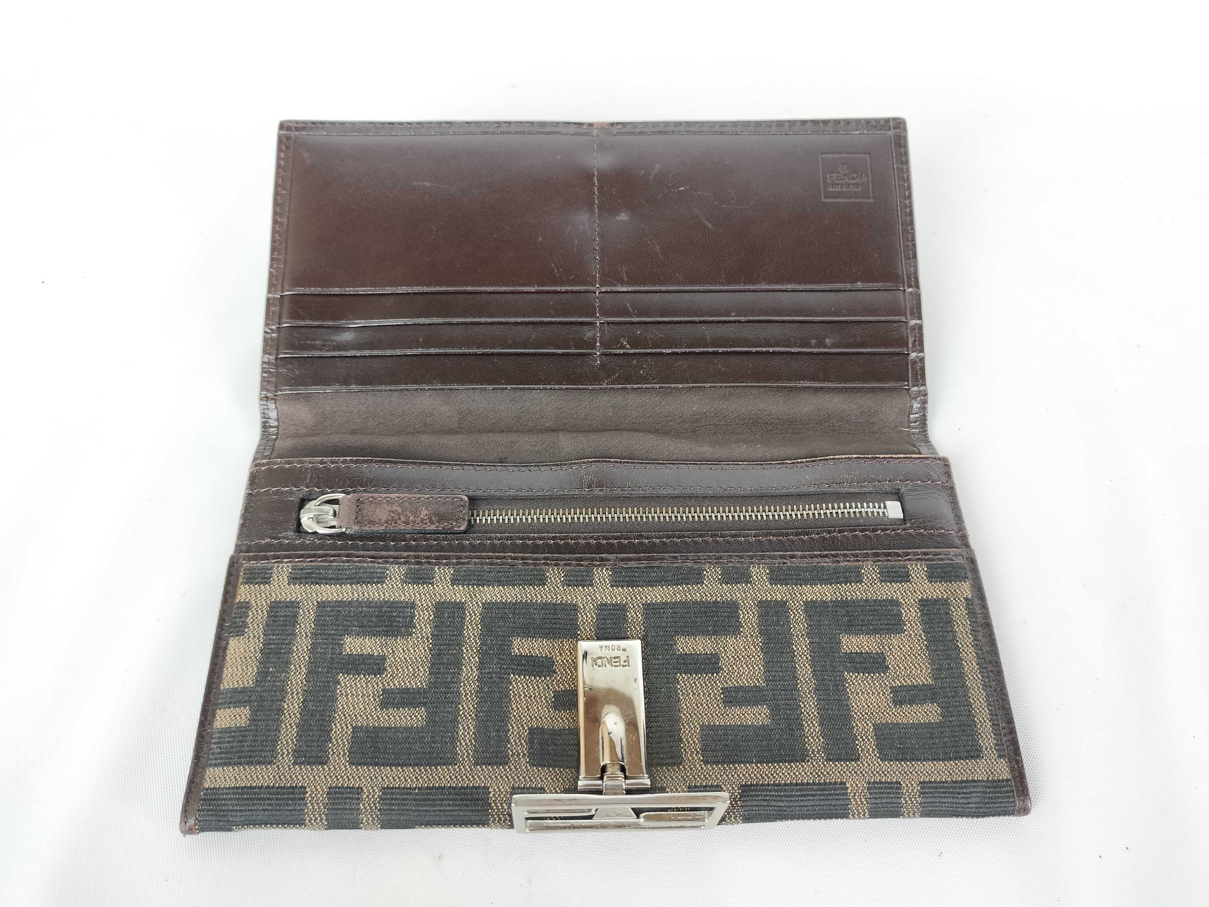 Zucca pattern Zucca F clasp long wallet — view 6
