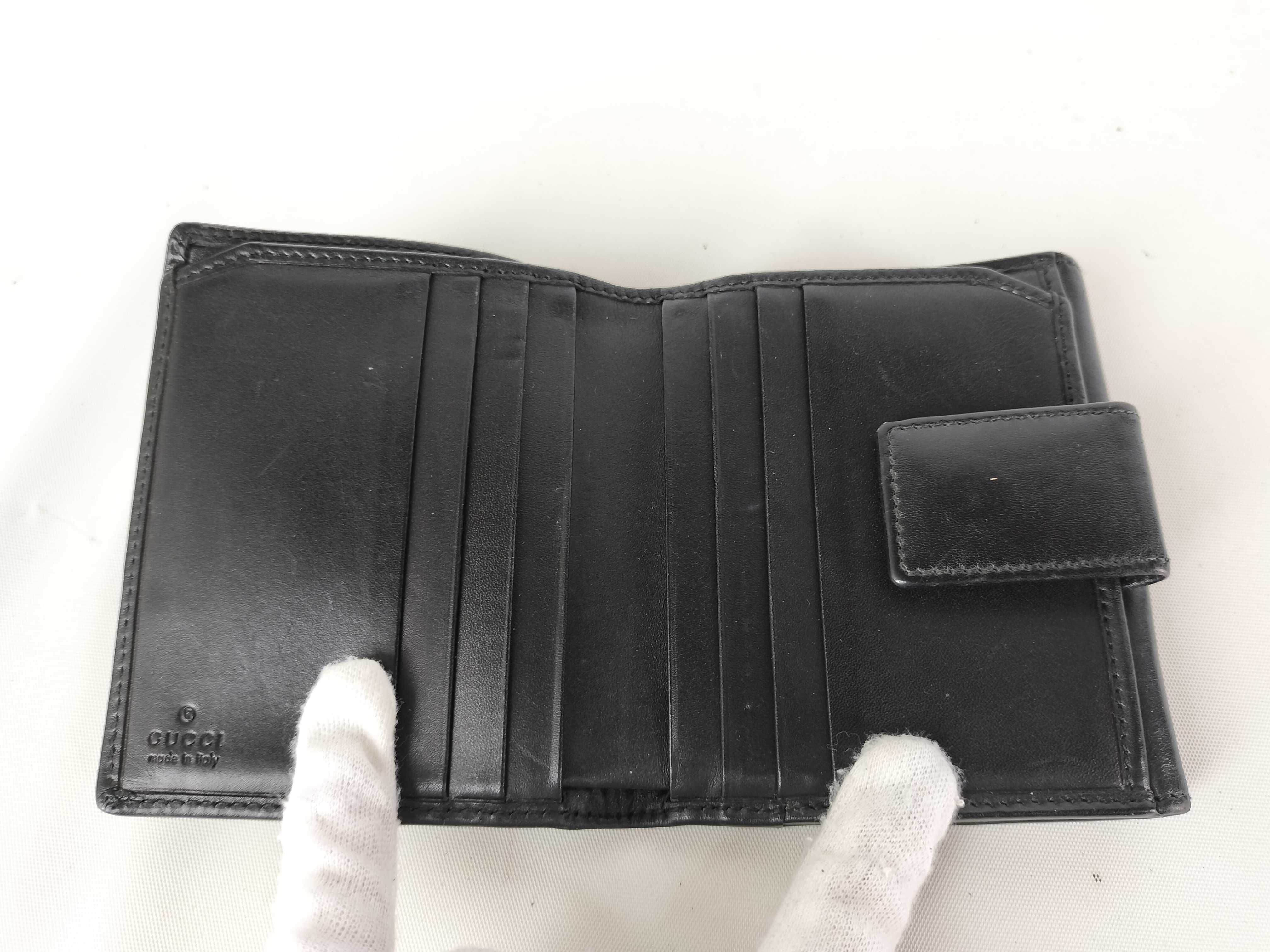 W-hook black wallet — view 5