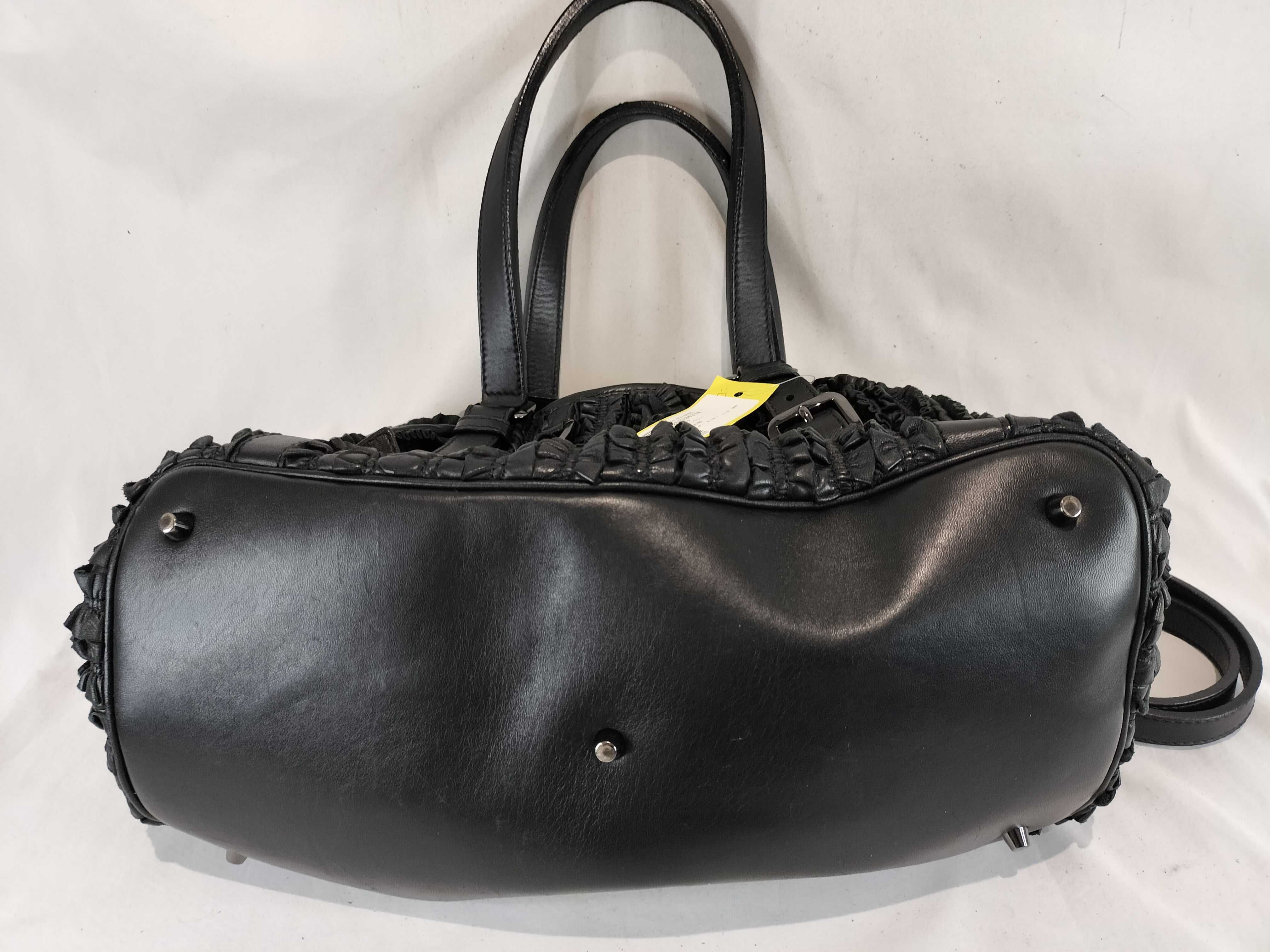 Leather Gathered Bag 2-Way Shoulder Bag — view 7