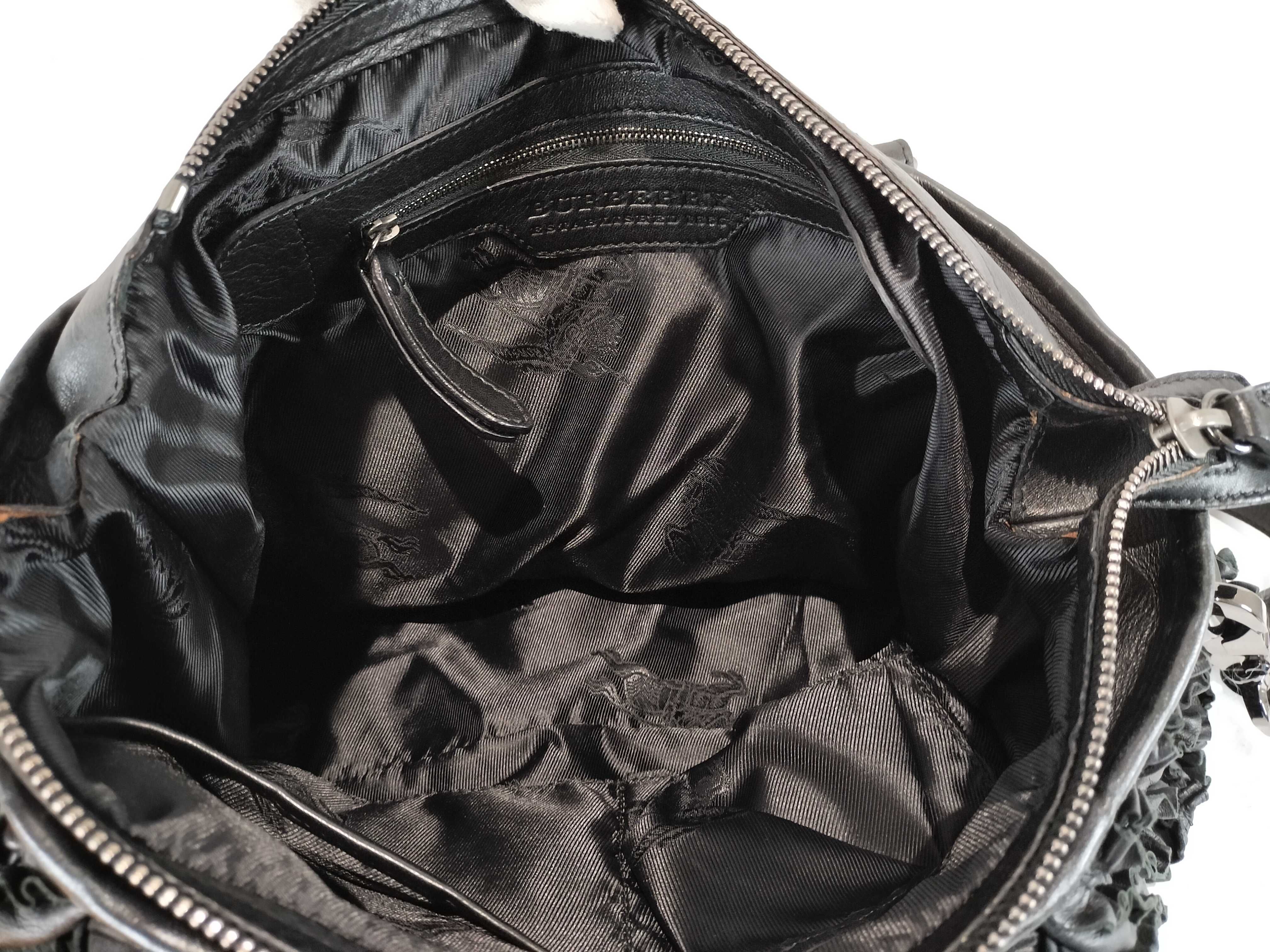 Leather Gathered Bag 2-Way Shoulder Bag — view 9