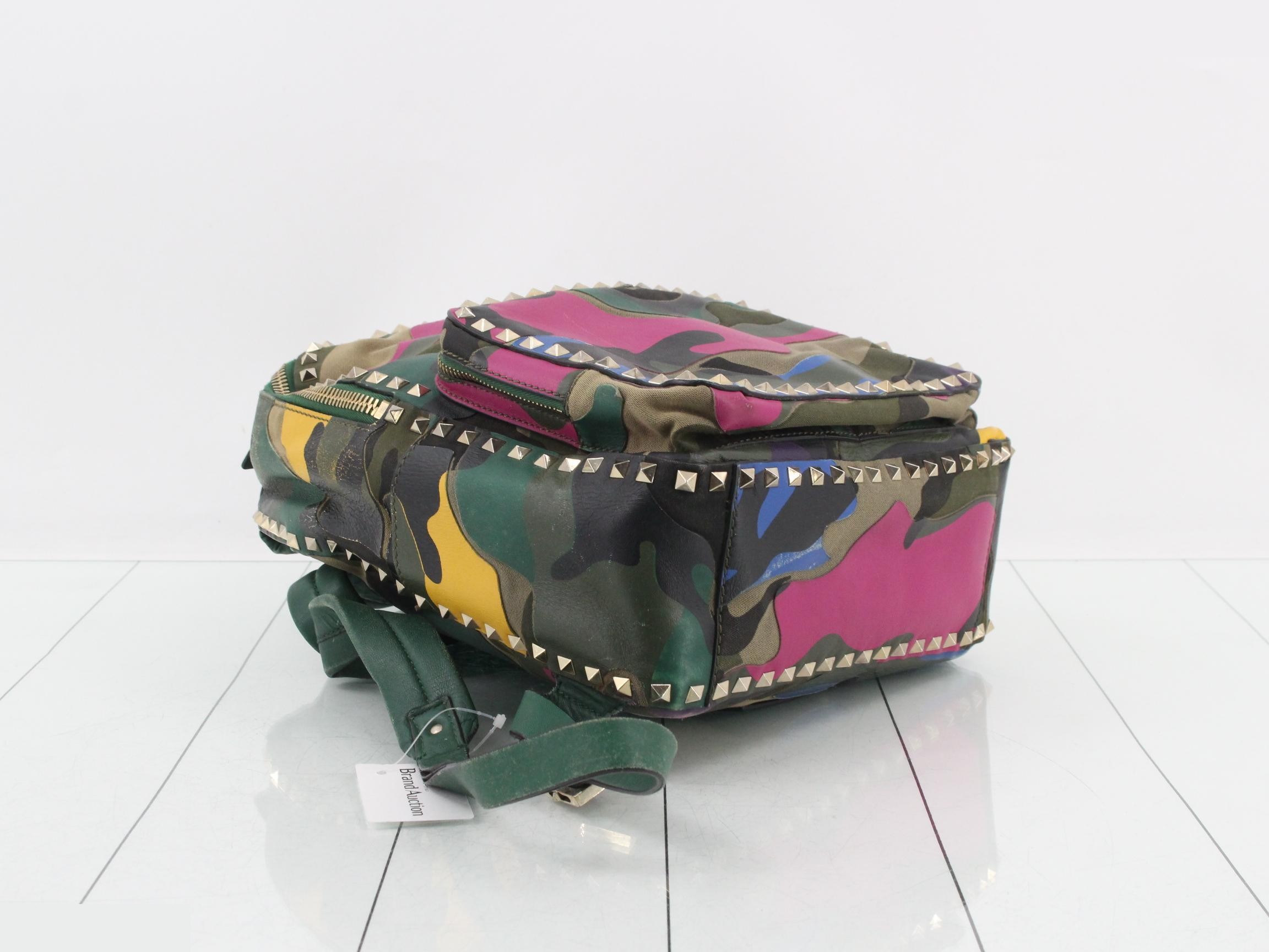 camouflage canvas backpack — view 5