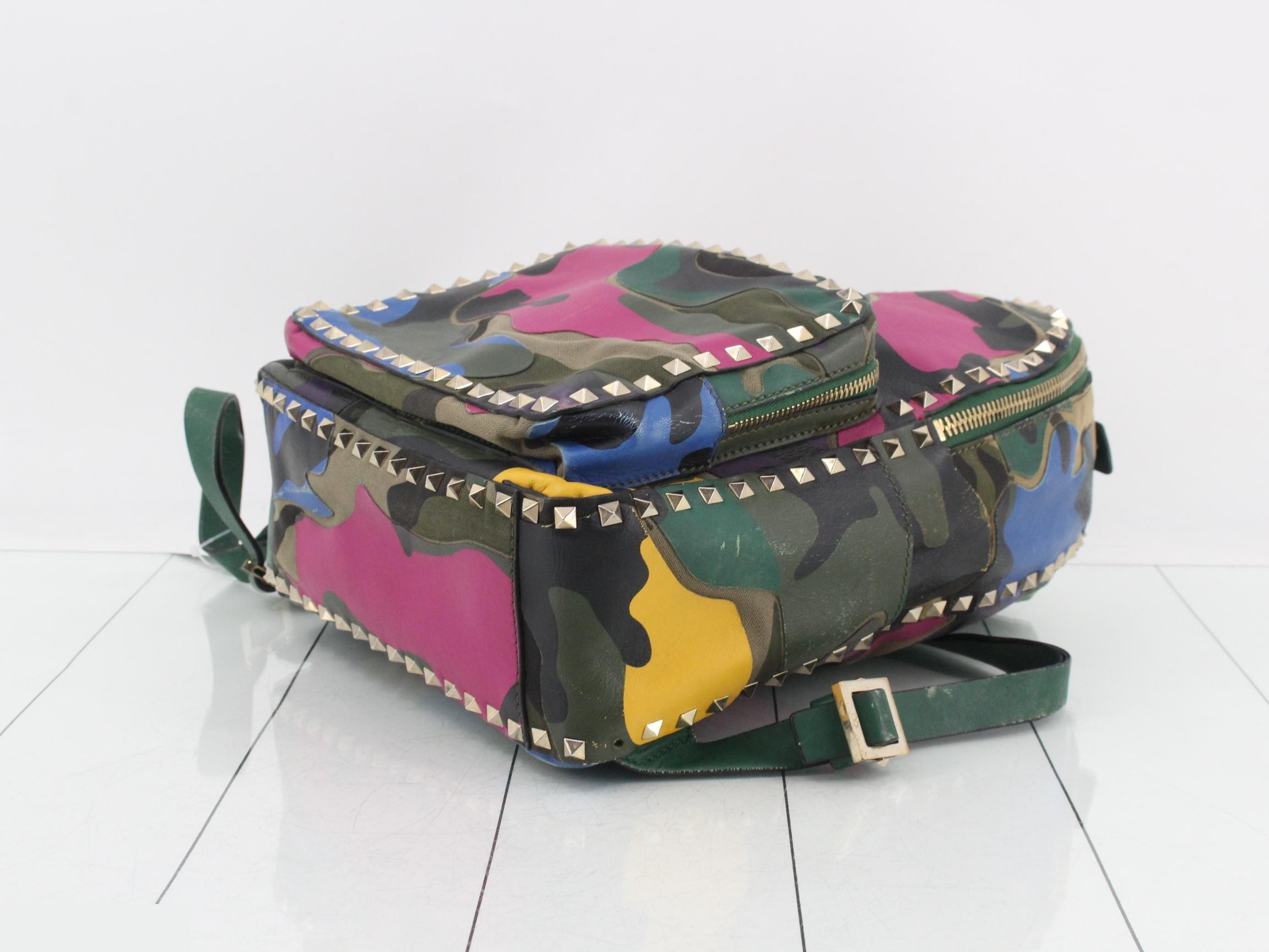 camouflage canvas backpack — view 6