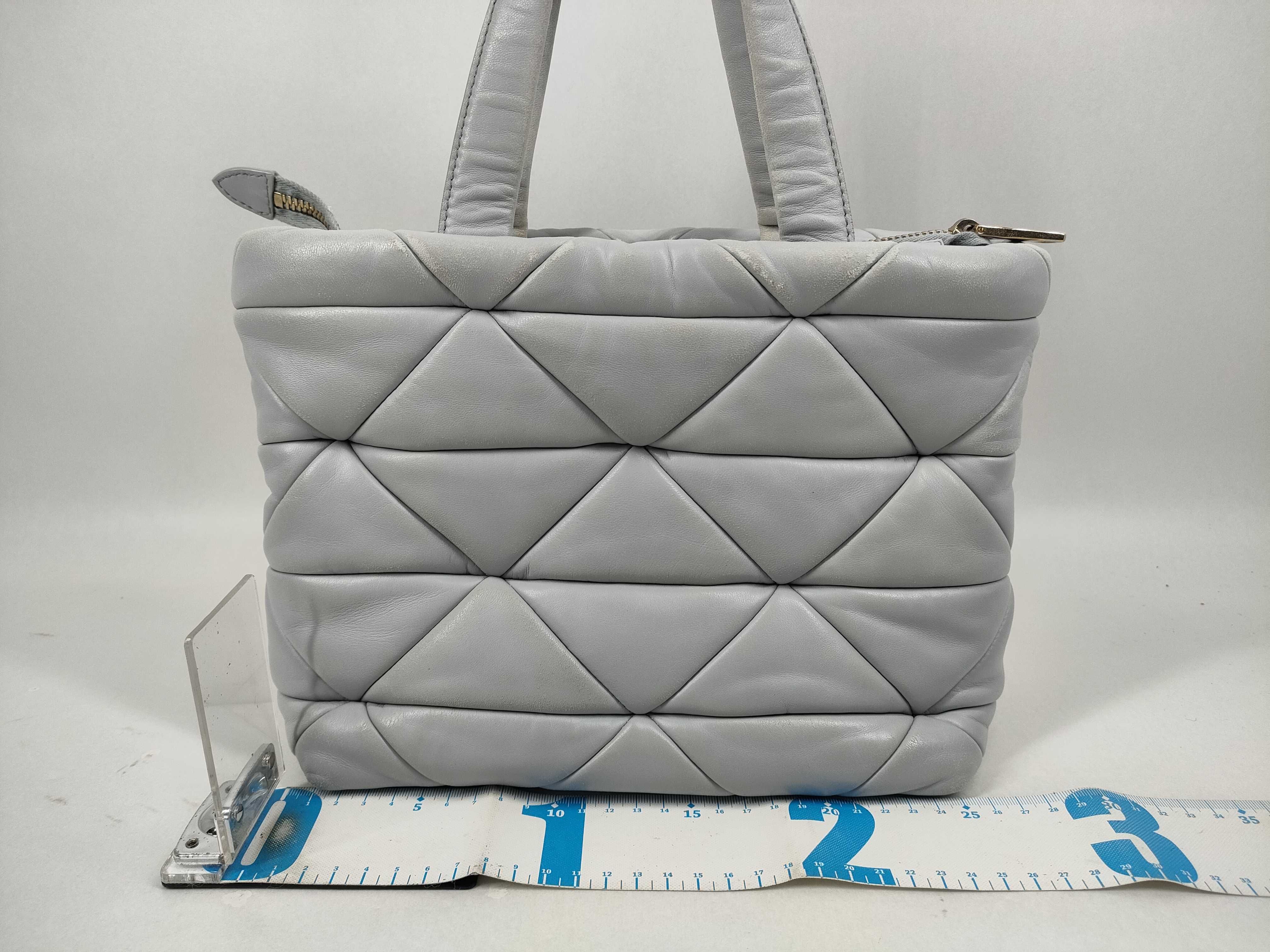 Patchwork Nappa 2-Way Tote Bag, Blue, 1BG380 (Handbag) — view 2