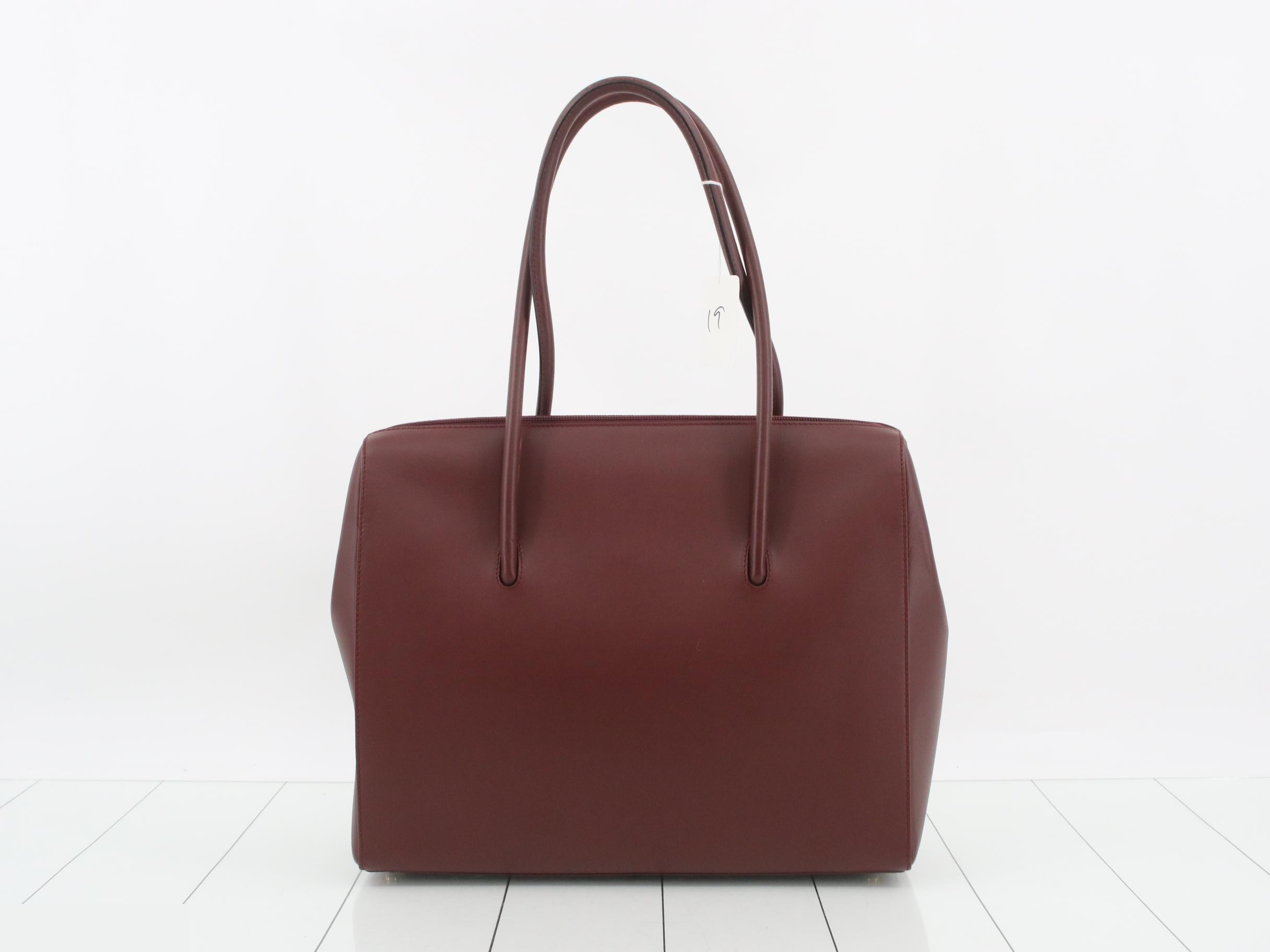 Tote bag, burgundy — view 2