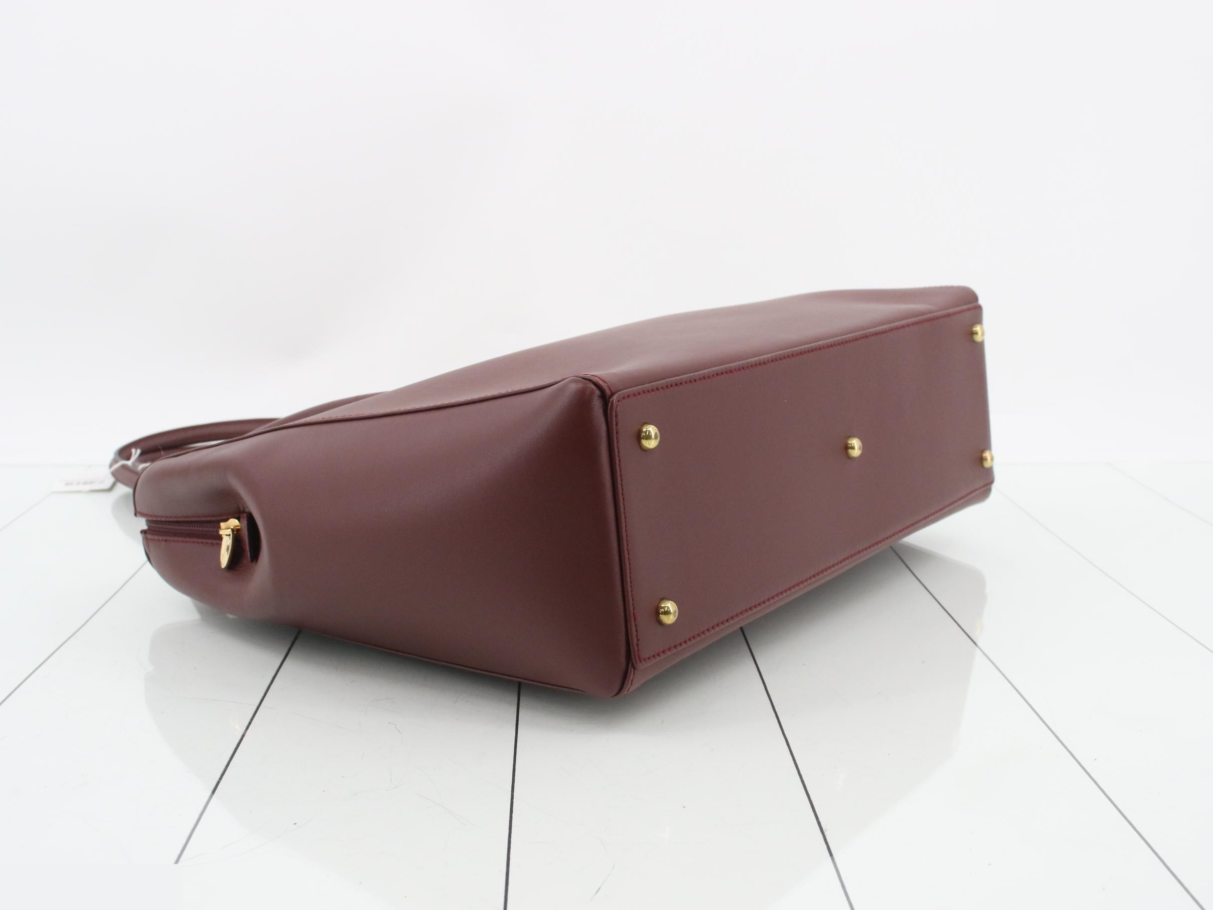 Tote bag, burgundy — view 5