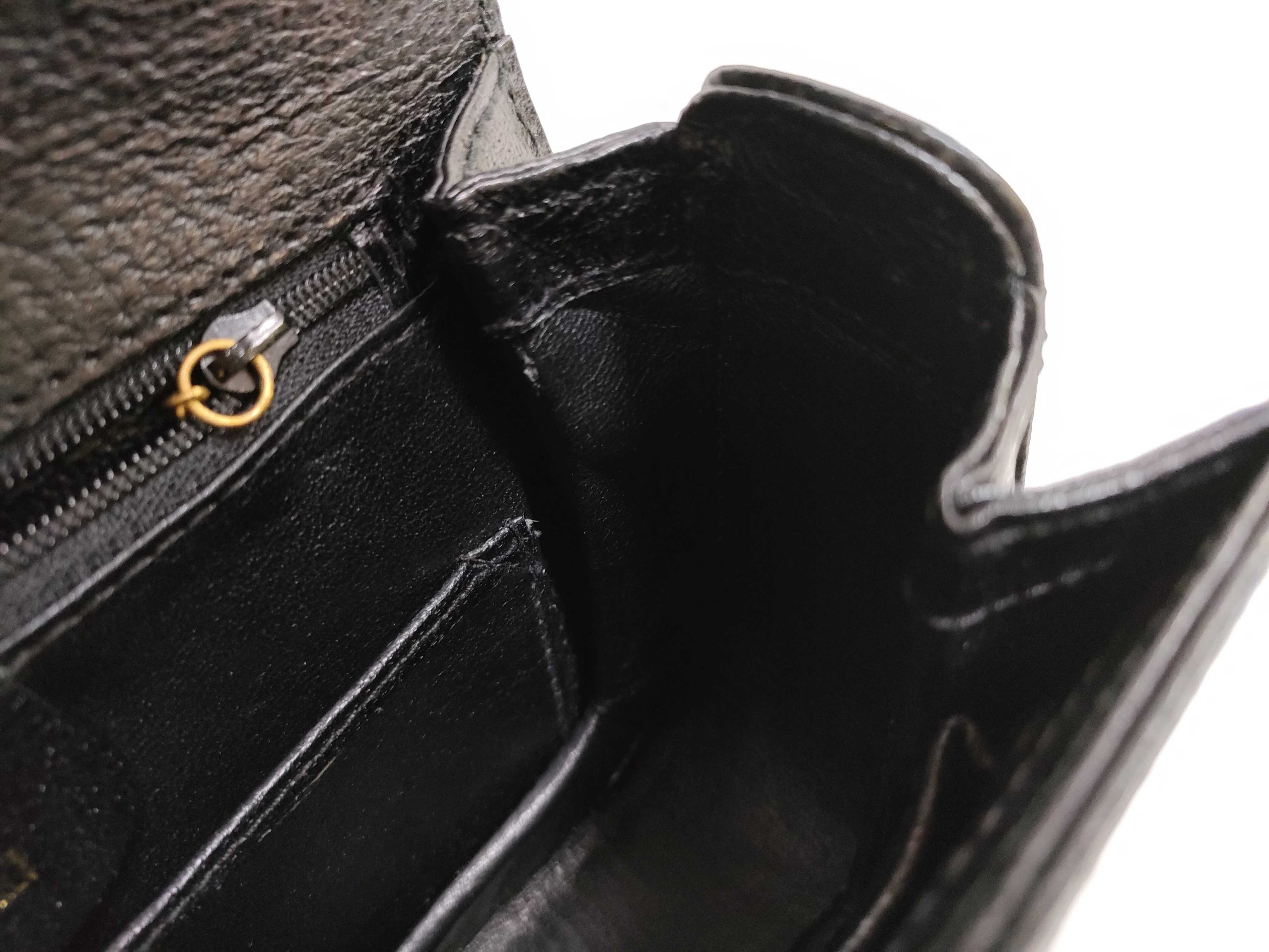 Bamboo Classic Leather Handbag (Black) — view 11