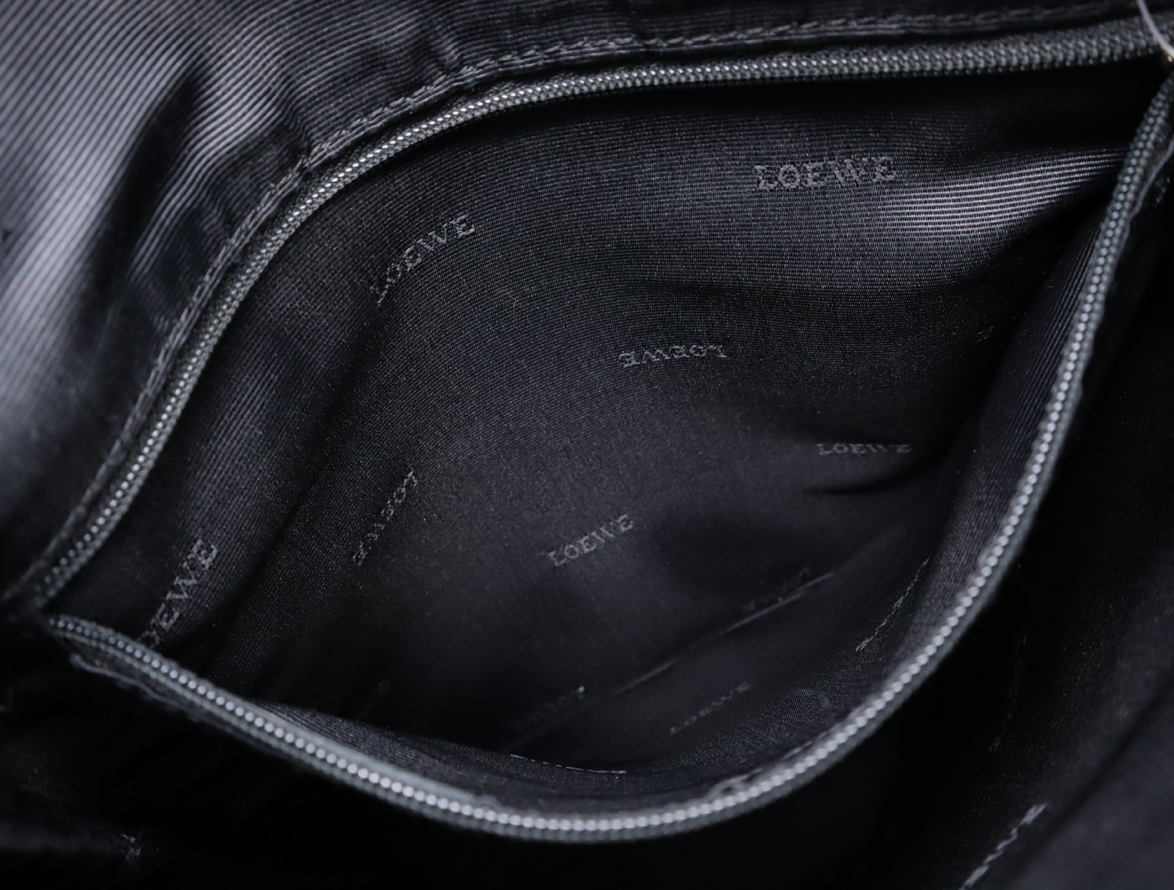 Leather Logo Shoulder Bag, Crossbody, No Gusset, Black, Silver Hardware — view 13