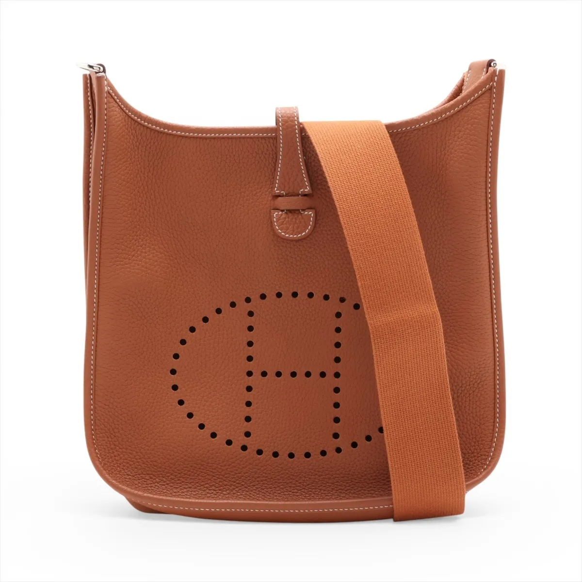 Evelyne 3 29 PM Taurillon Clemence Gold Silver Hardware T:2015