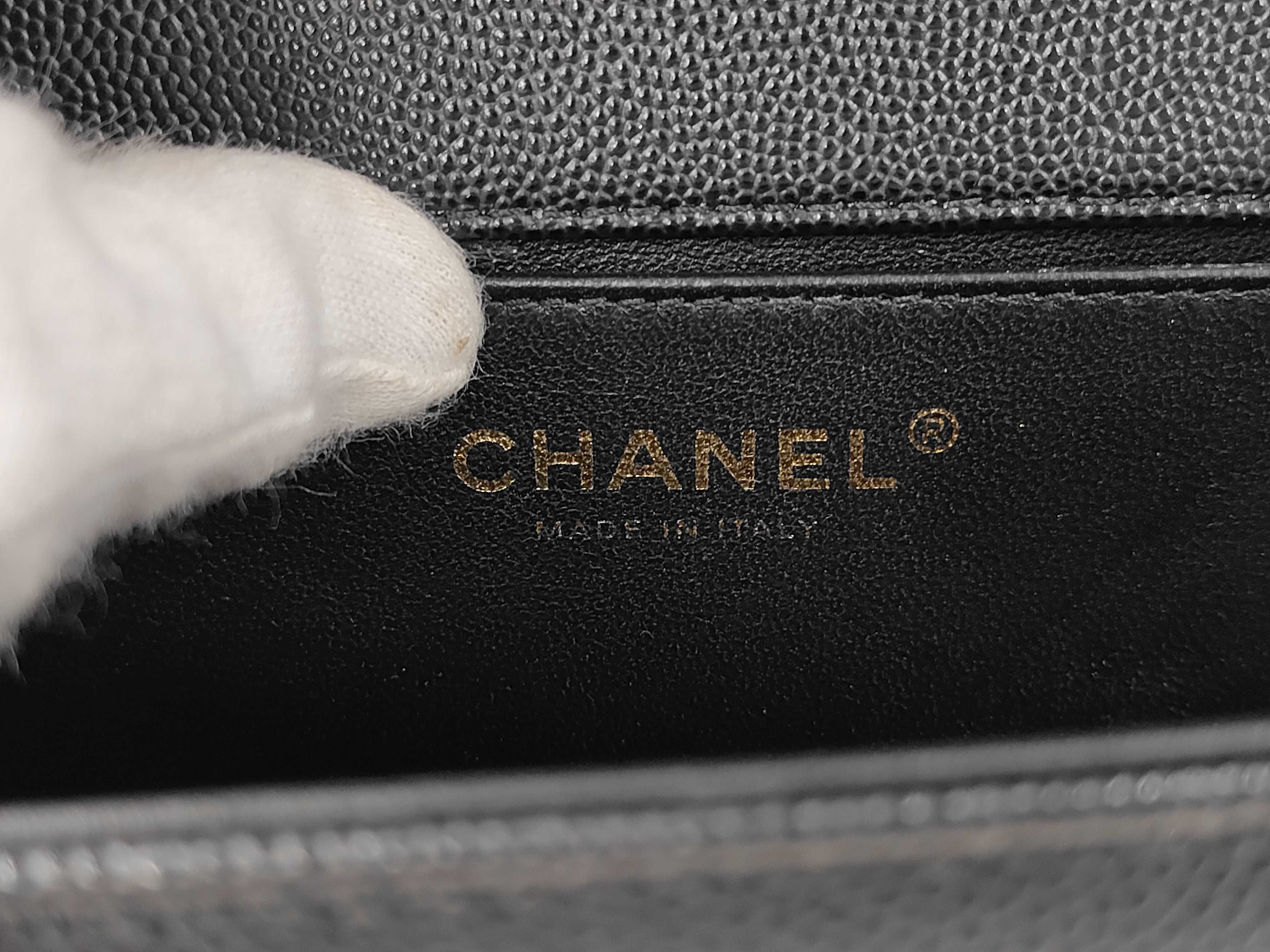 Boy Chanel A67086 GAJL8KLE Chain Shoulder Bag, Calfskin, Black, Gold Hardware, Shoulder Bag — view 10