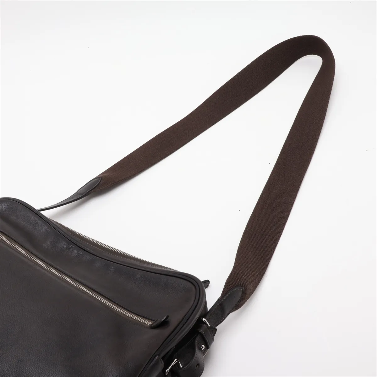Sac Eb Reporter Evergrain Brown Silver Hardware P:2012 — view 5