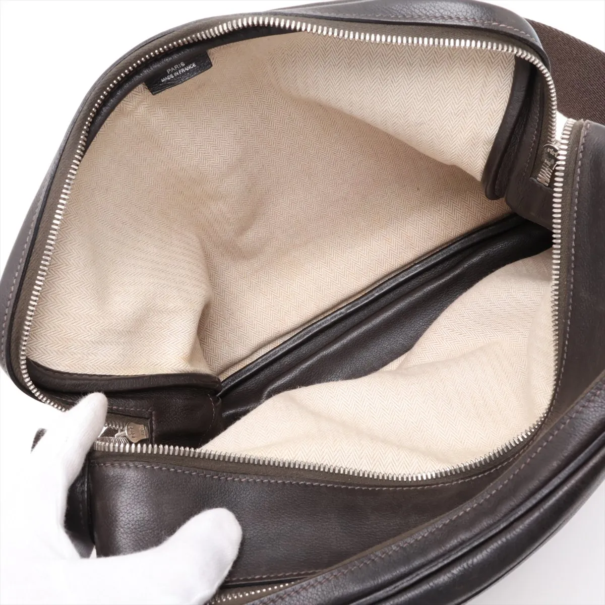 Sac Eb Reporter Evergrain Brown Silver Hardware P:2012 — view 6