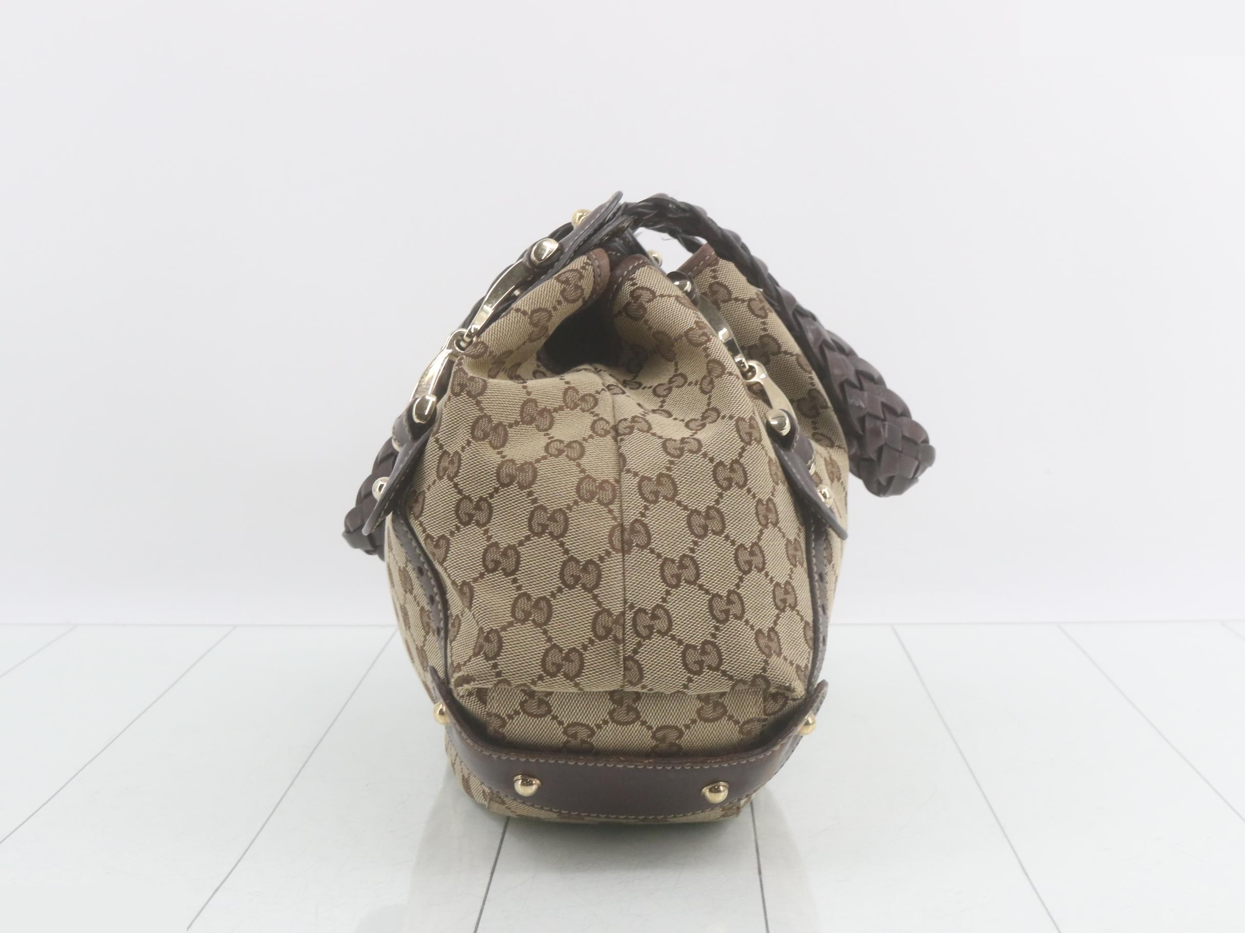 GG Canvas (Bag) - Horsebit Shoulder Bag — view 4