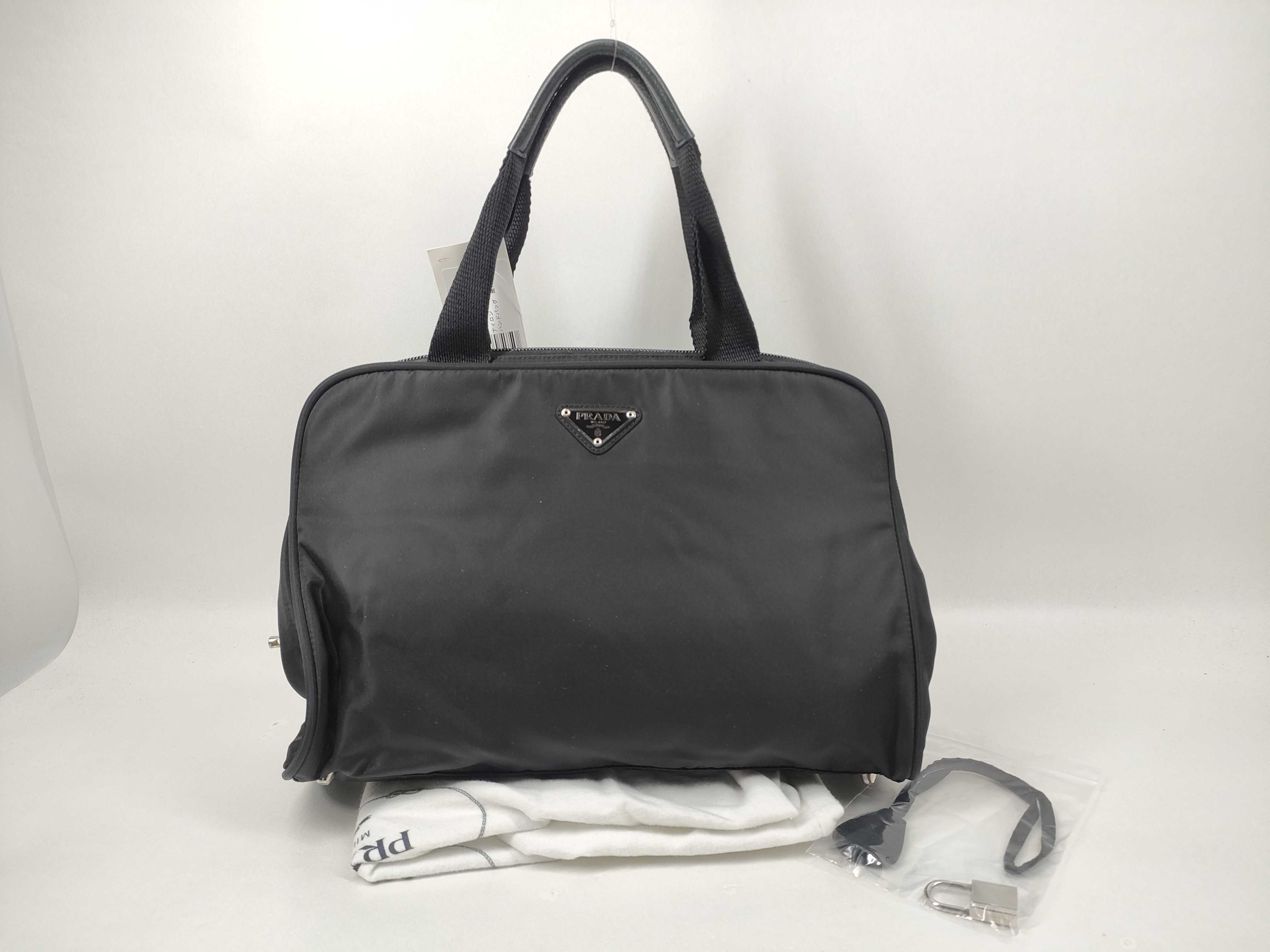 Nylon Handbag with Key