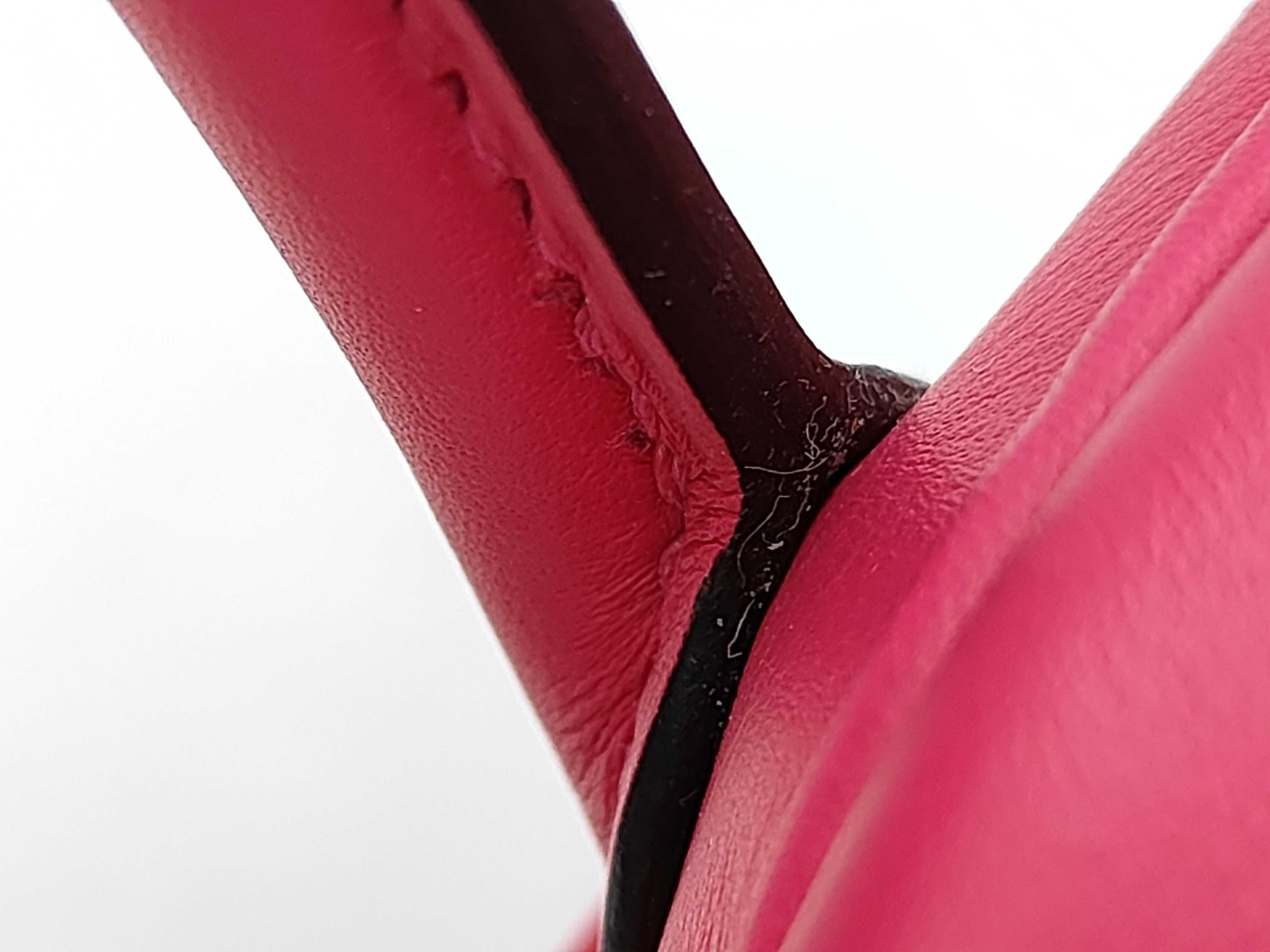Lindy Mini Swift Verso Rose Mexico x Rouge Piment Z-stamped handbag — view 8