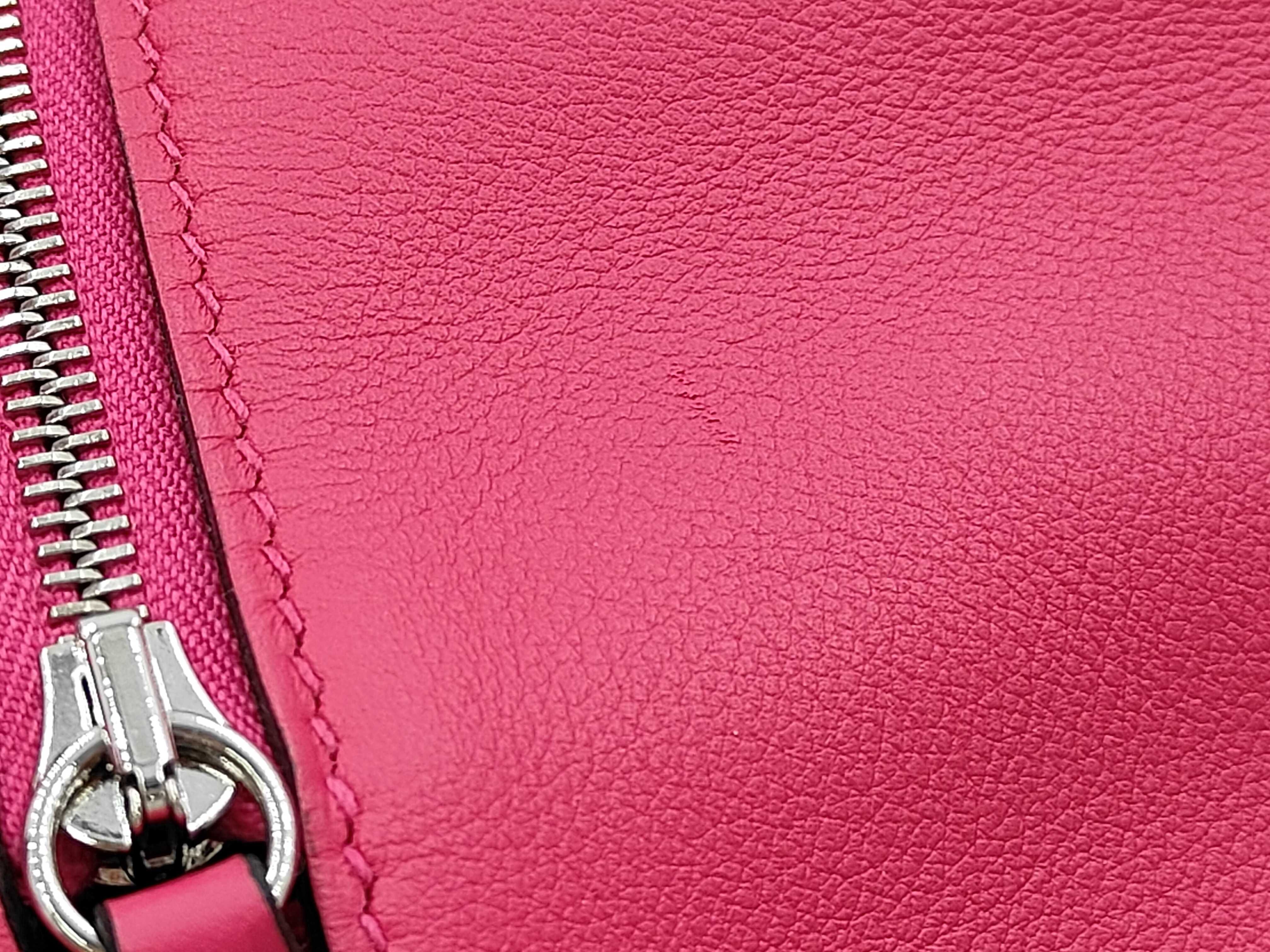 Lindy Mini Swift Verso Rose Mexico x Rouge Piment Z-stamped handbag — view 9