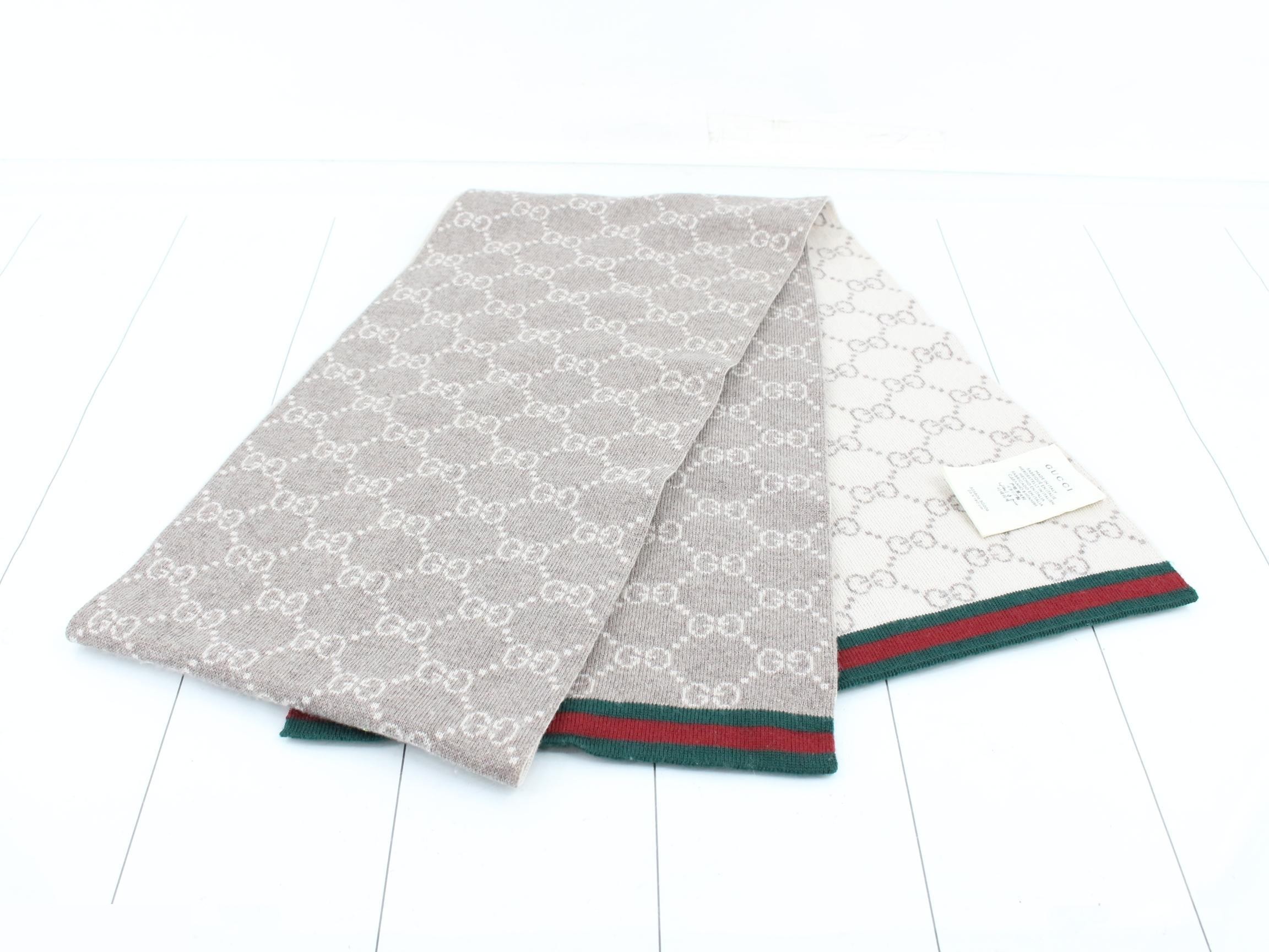 GG pattern scarf — view 3