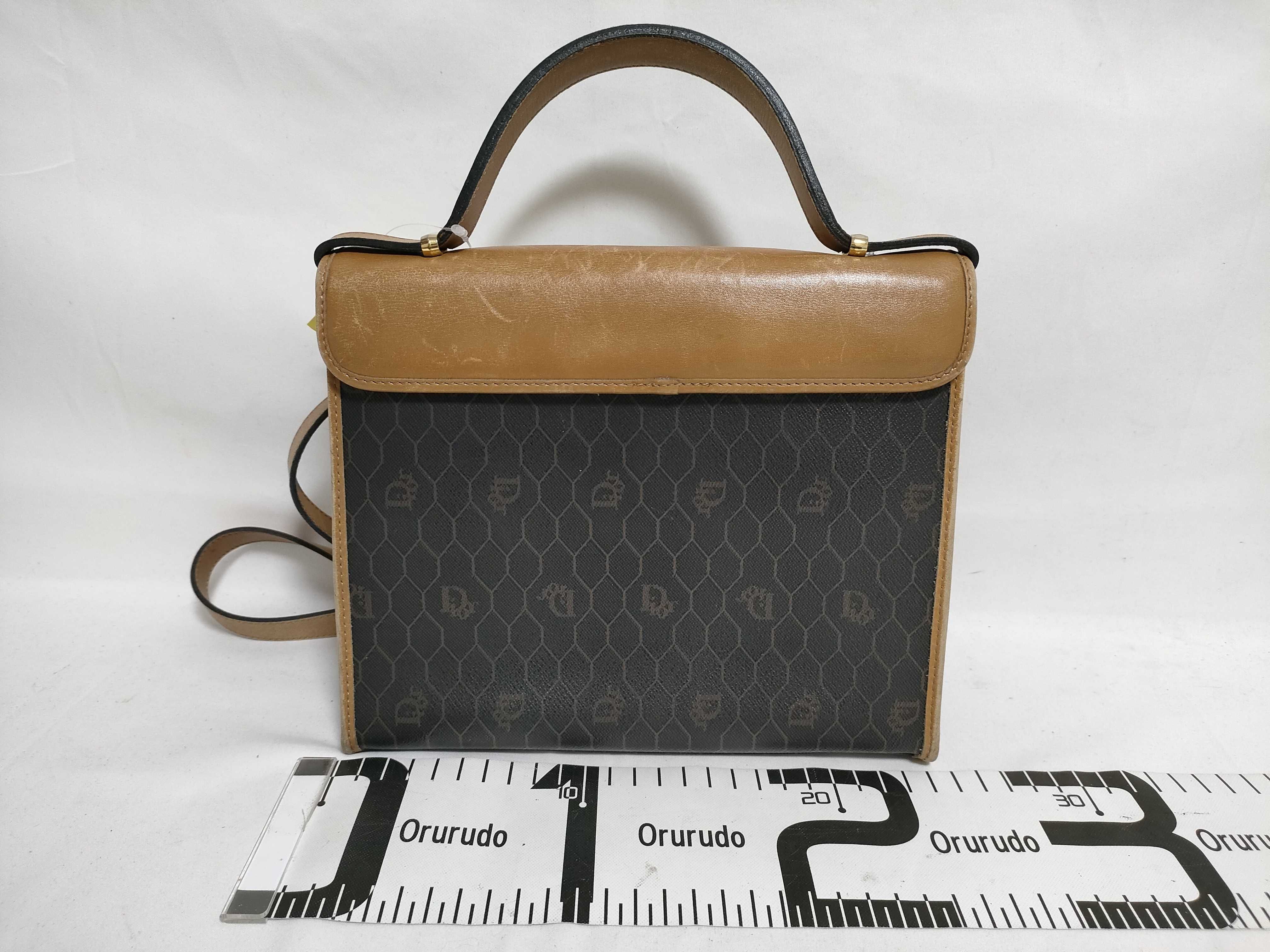 Honeycomb Pattern 2-Way Bag Vintage Shoulder Bag — view 2