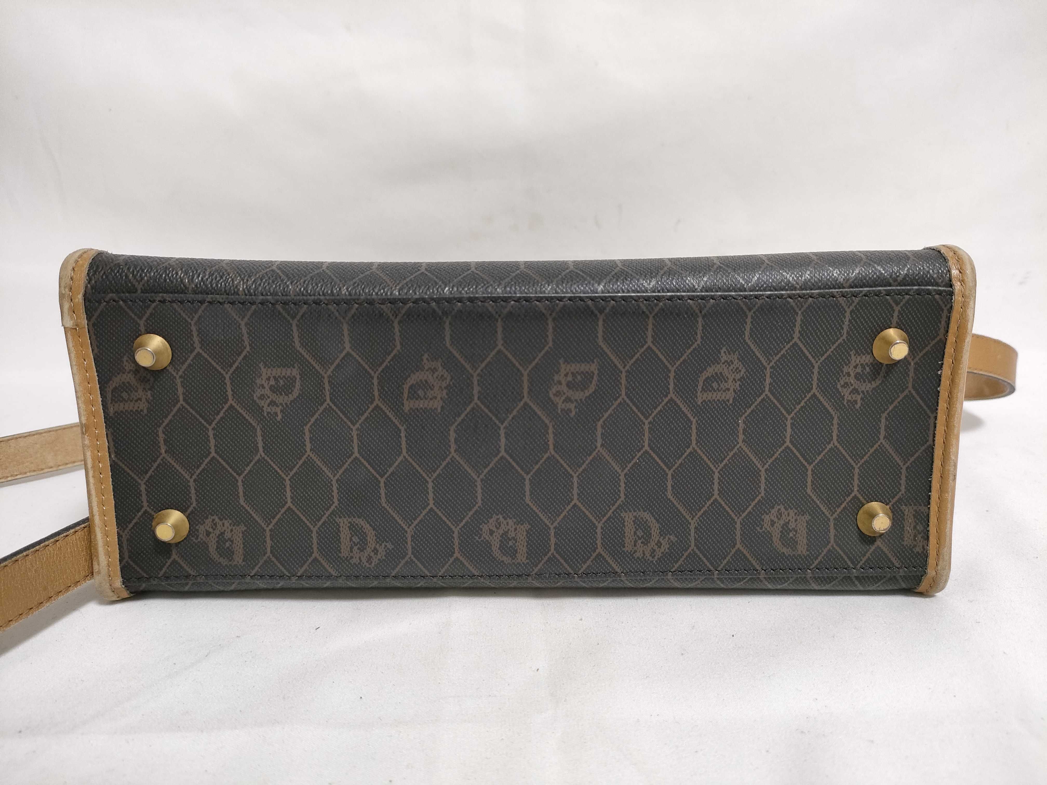 Honeycomb Pattern 2-Way Bag Vintage Shoulder Bag — view 7