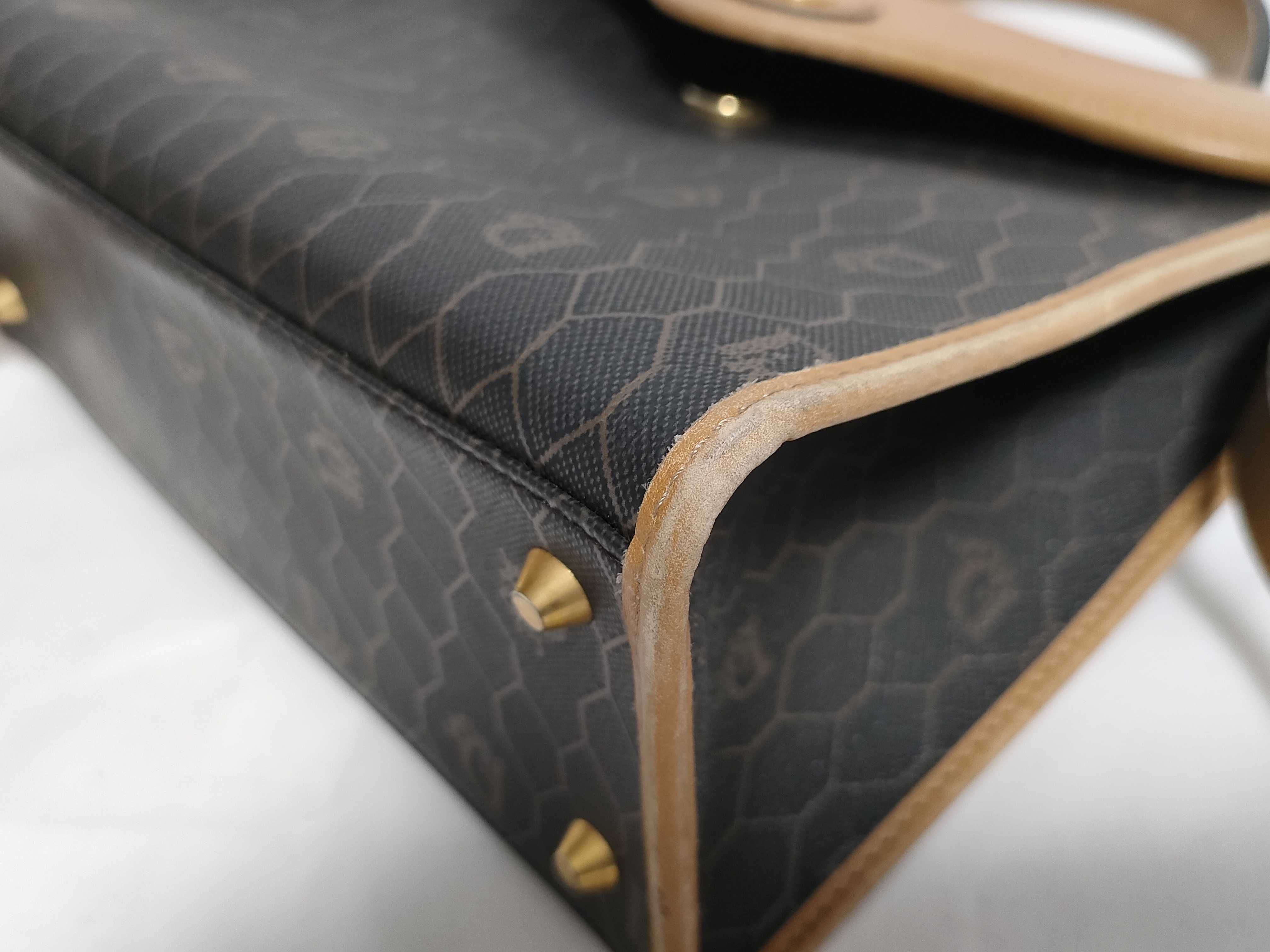 Honeycomb Pattern 2-Way Bag Vintage Shoulder Bag — view 8