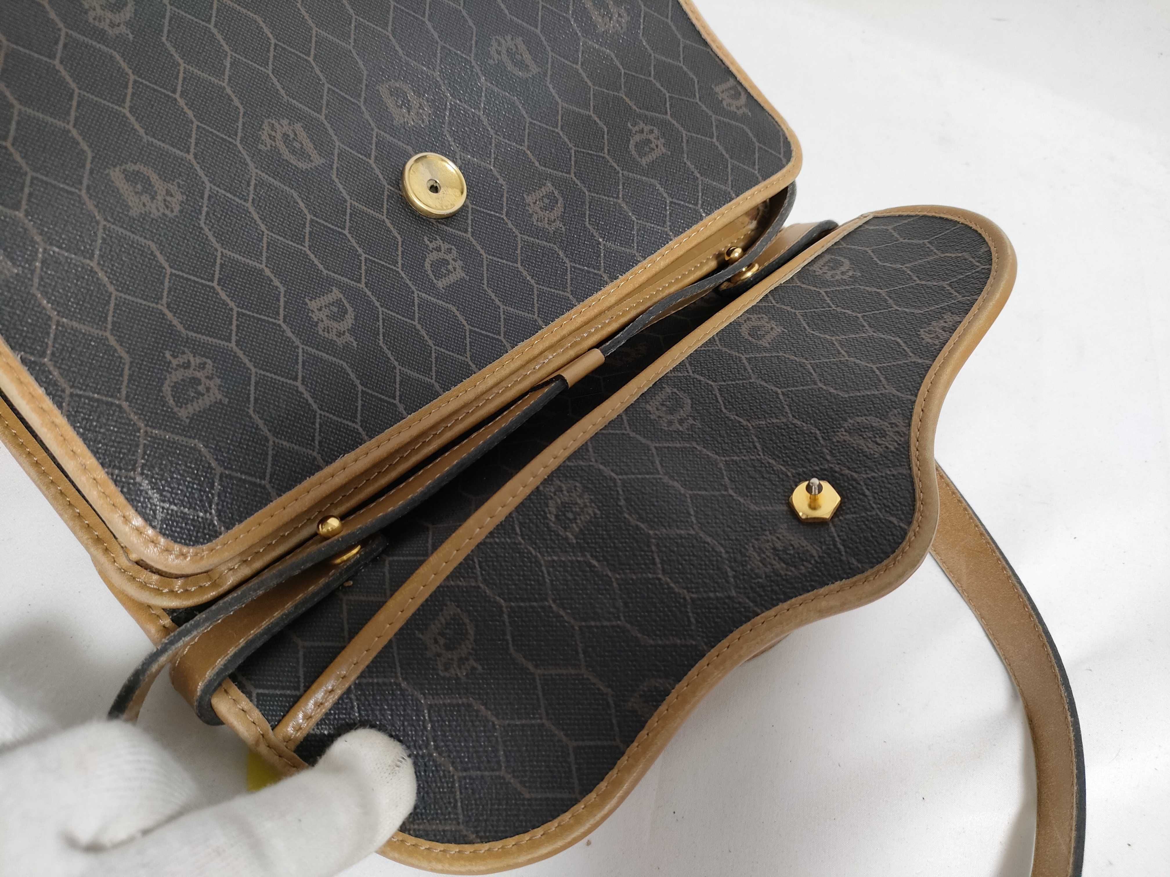 Honeycomb Pattern 2-Way Bag Vintage Shoulder Bag — view 9