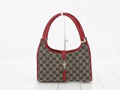 Jackie GG Canvas Handbag