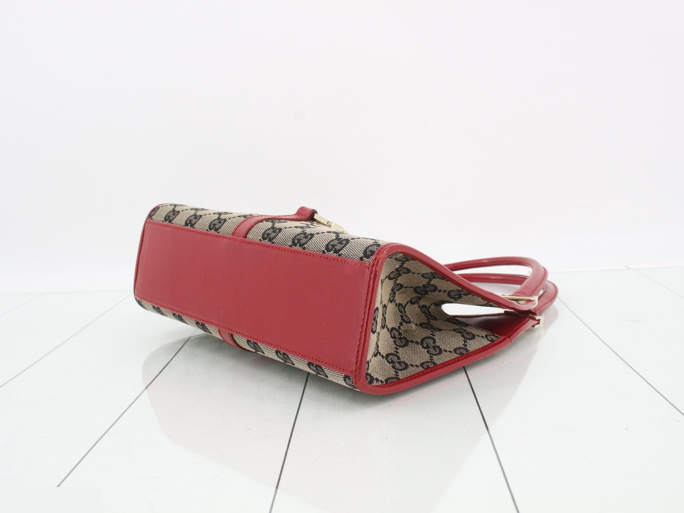 Jackie GG Canvas Handbag — view 6