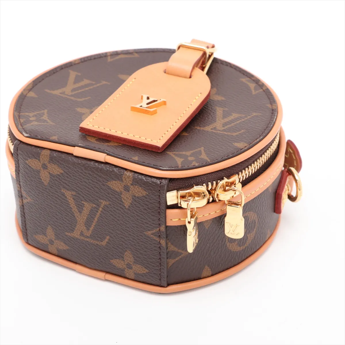 Monogram Mini Boite Chapeau M44699 Brown (RFID detected) — view 3