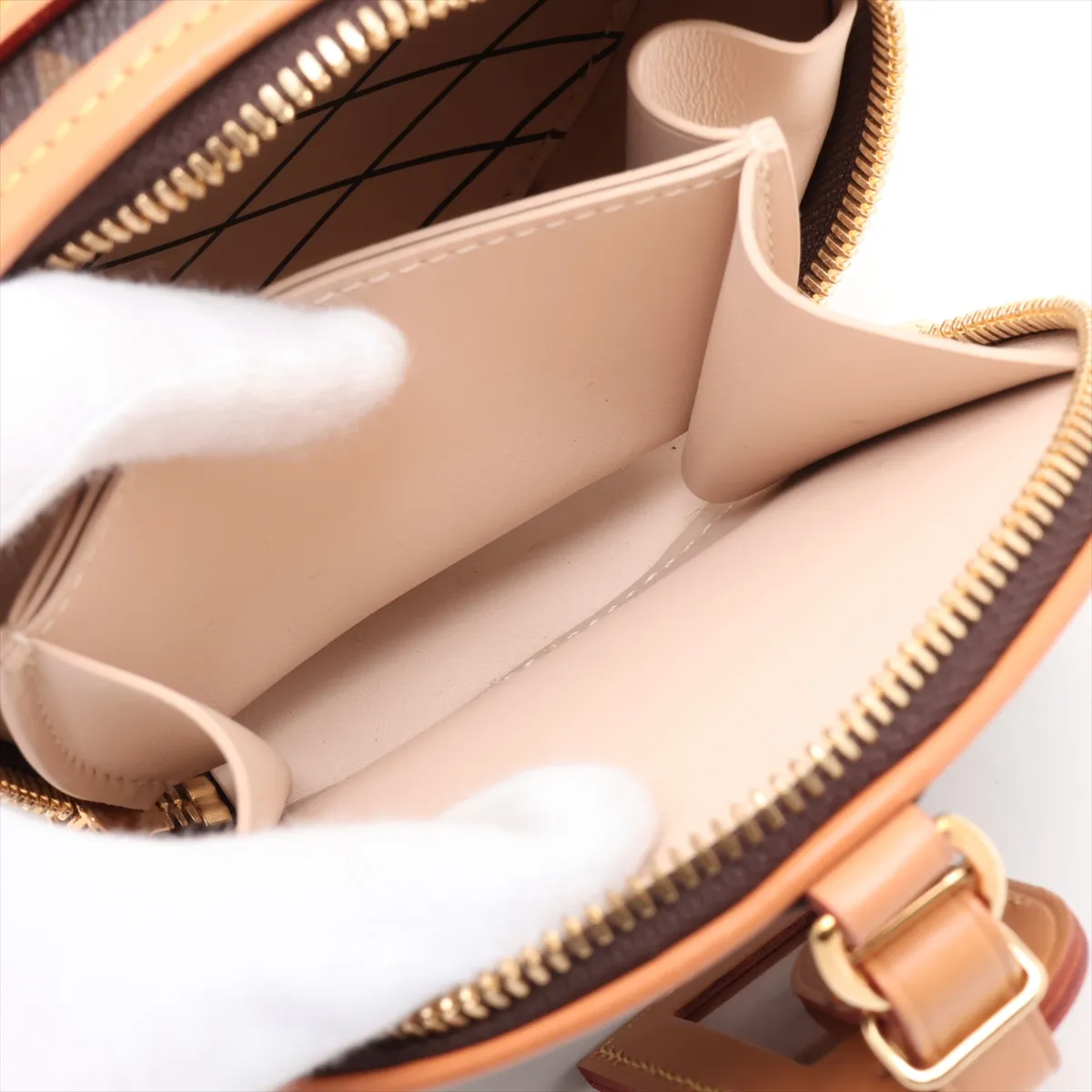 Monogram Mini Boite Chapeau M44699 Brown (RFID detected) — view 10