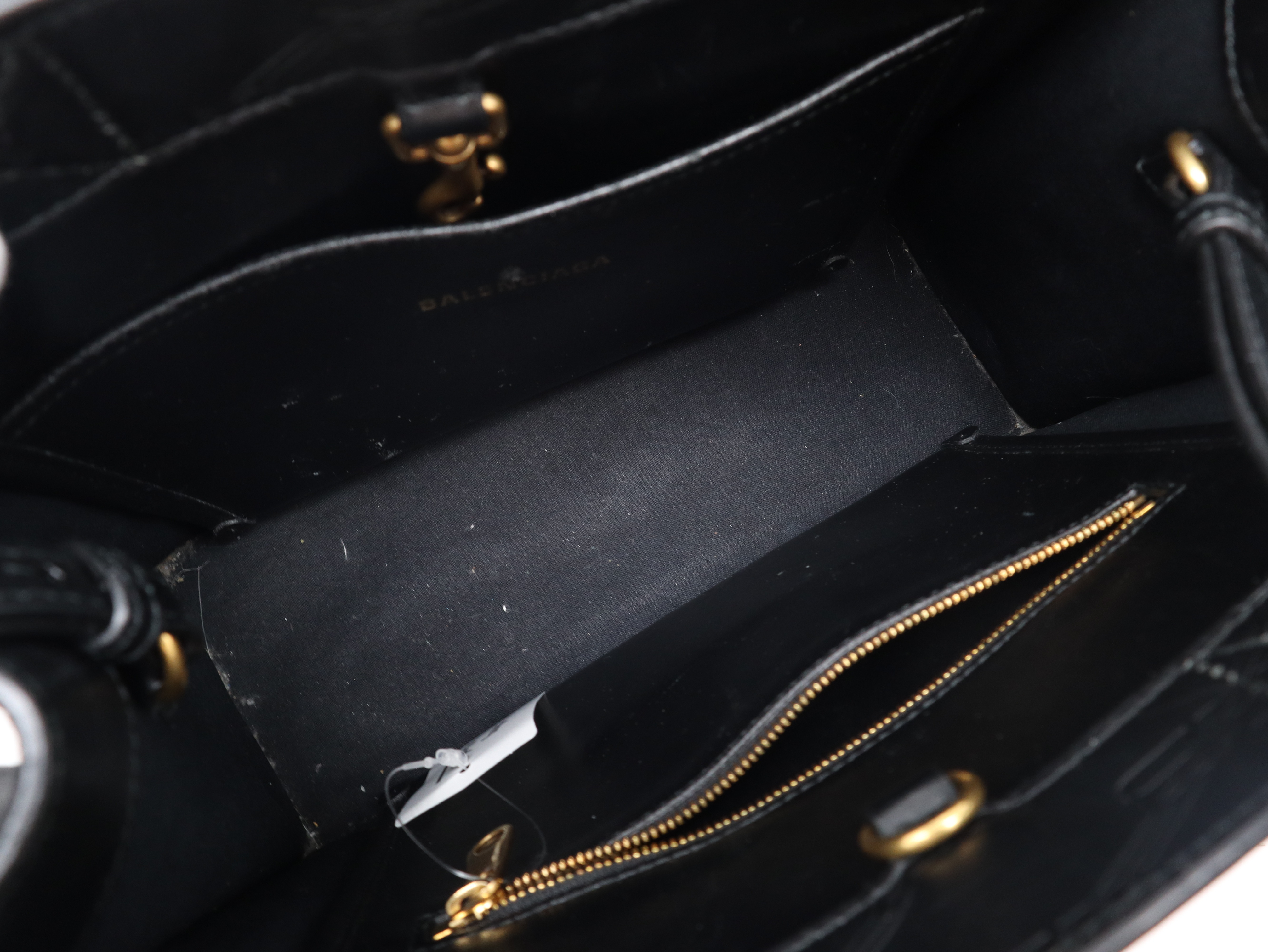714187BB Monogram Hardware 2.0 Small Black Tote Bag with Dust Bag — view 11