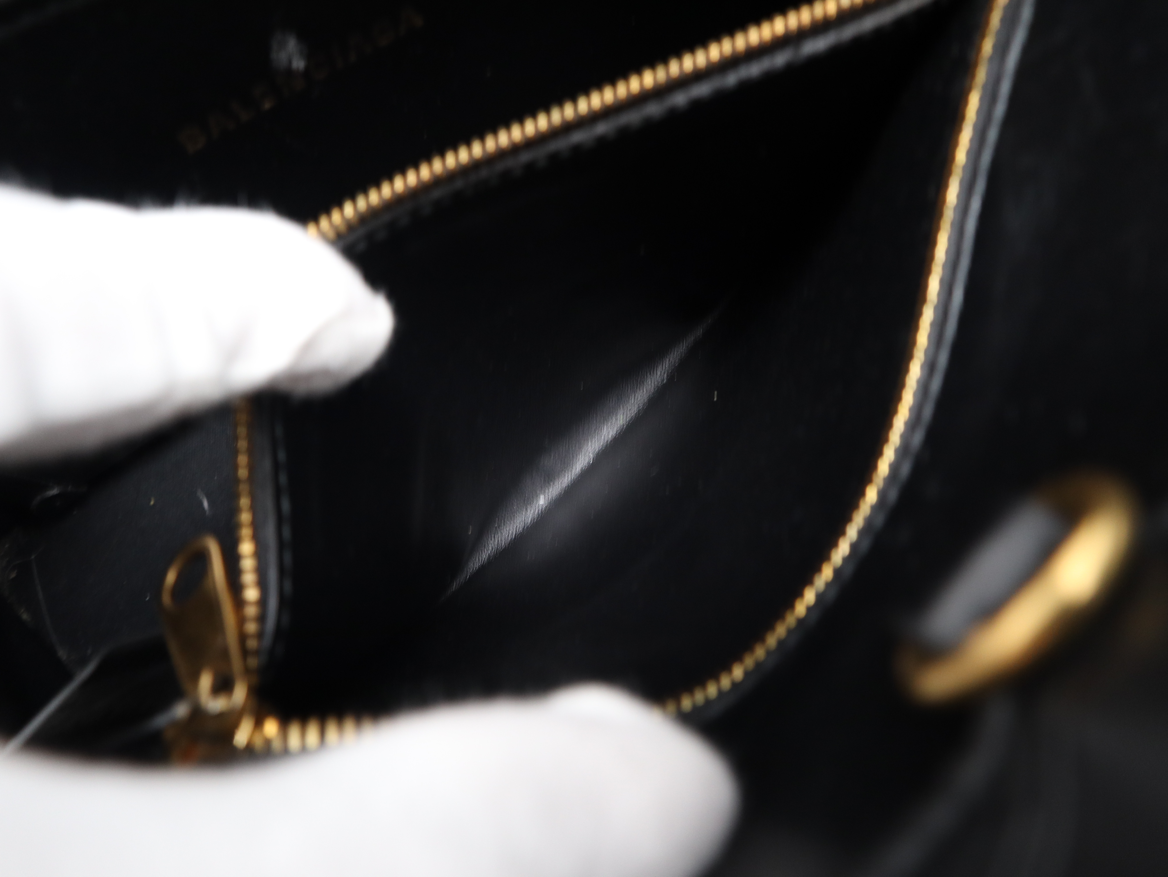 714187BB Monogram Hardware 2.0 Small Black Tote Bag with Dust Bag — view 13