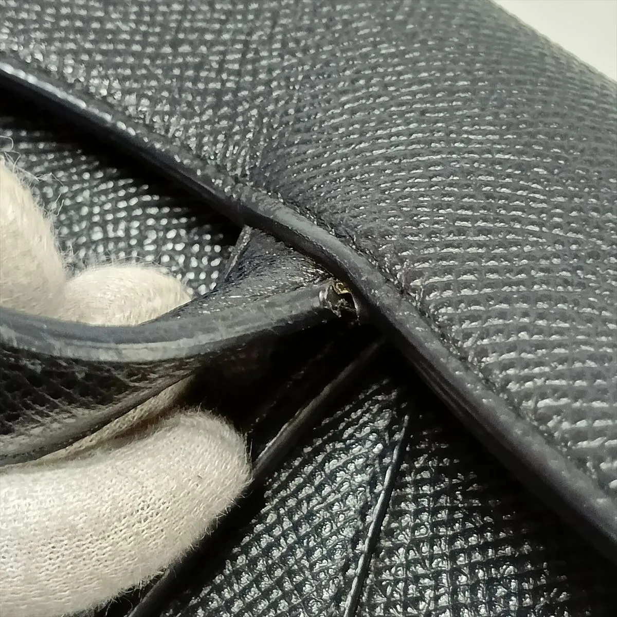Saddle Leather Handbag, Black — view 10