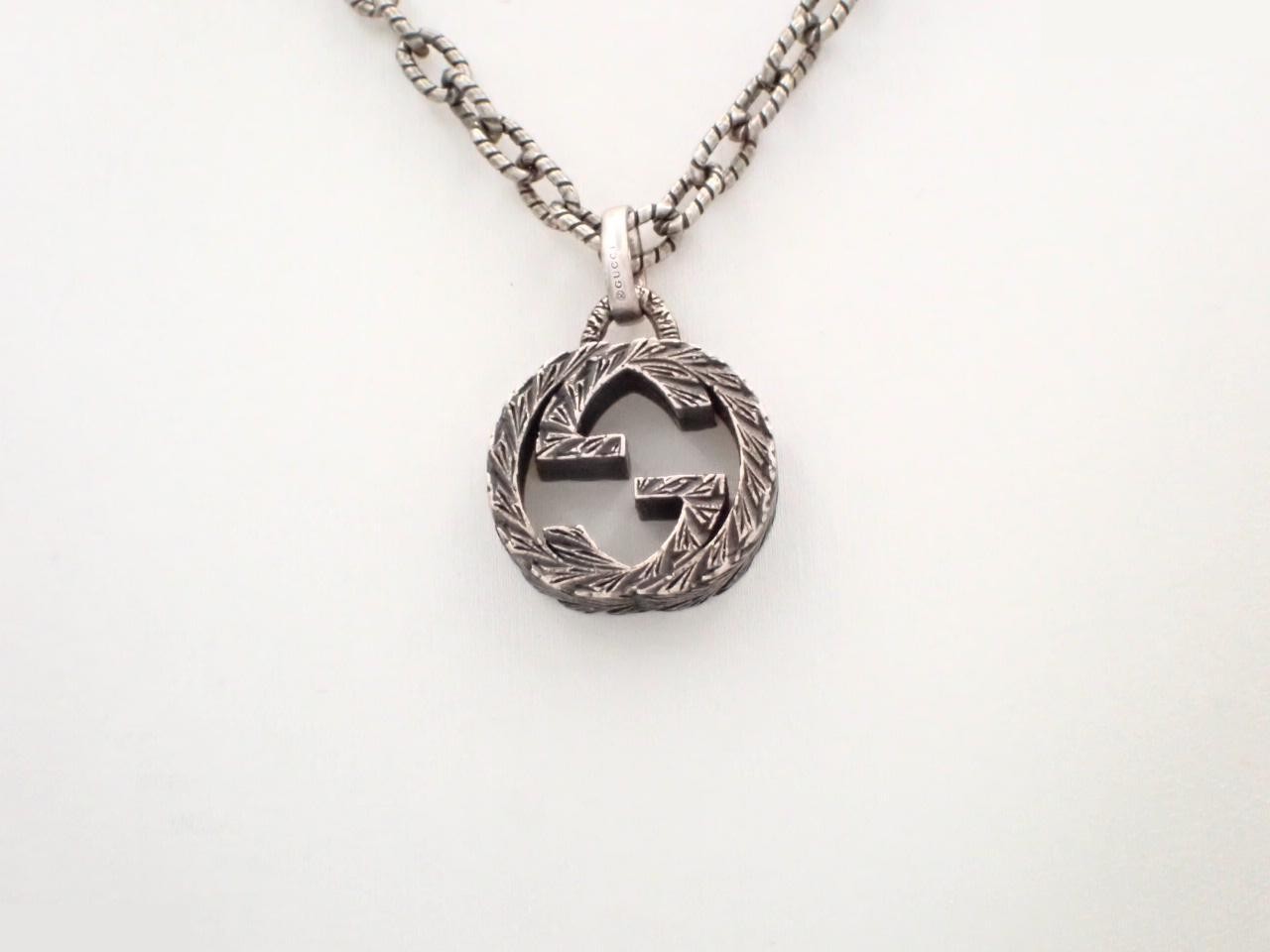 Interlocking Necklace, Arabesque, 925 Sterling Silver / 17.6g