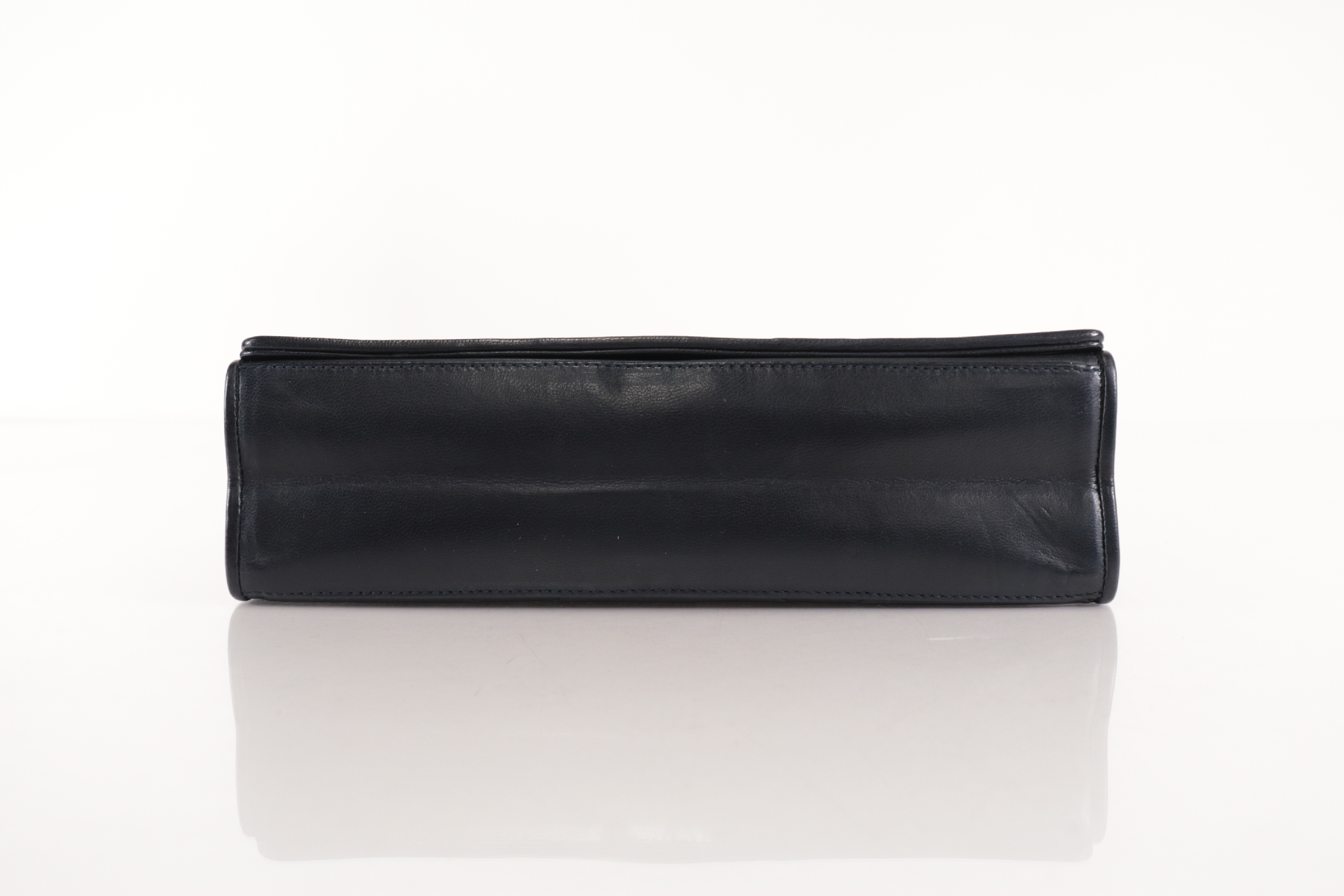 Coco Mark Lambskin Chain Shoulder Bag, Navy, Series 0 (Shoulder Bag) — view 7