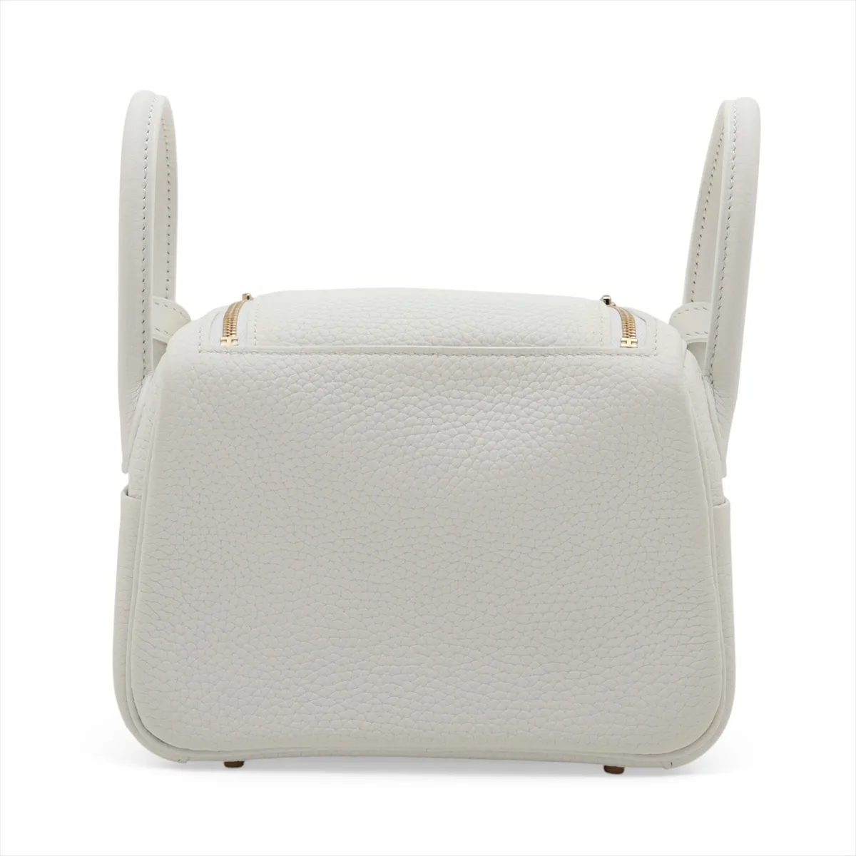 [Individually packaged] Hermes Lindy Mini 20 Taurillon Clemence New White Gold Hardware B: 2023 — view 2