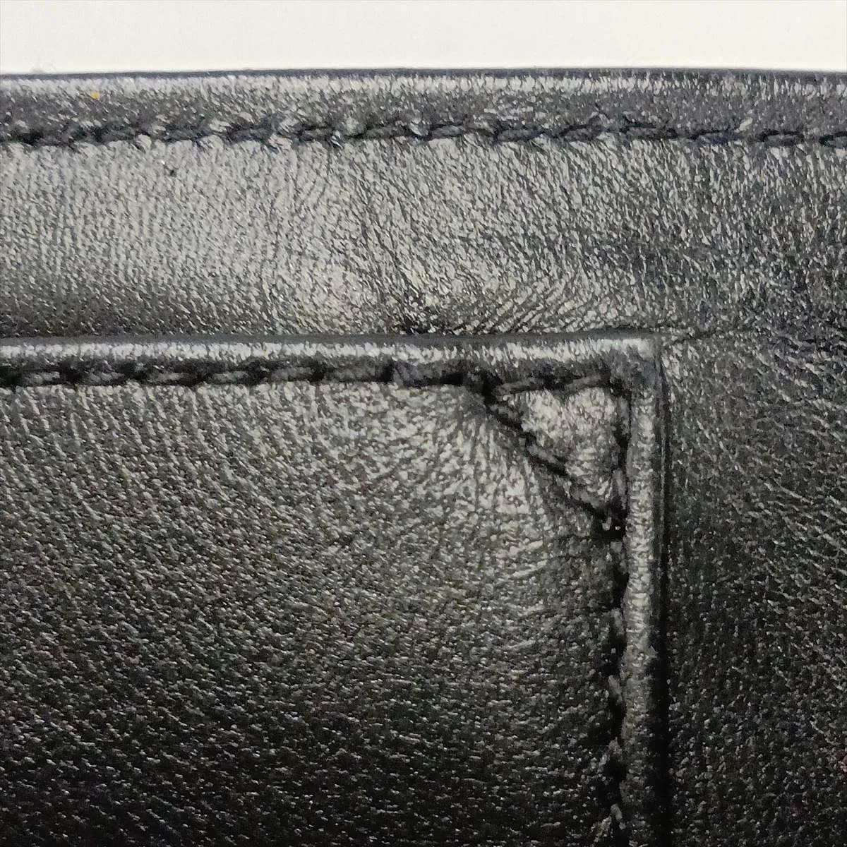 Cannage Caro Leather Chain Shoulder Bag, Black — view 11