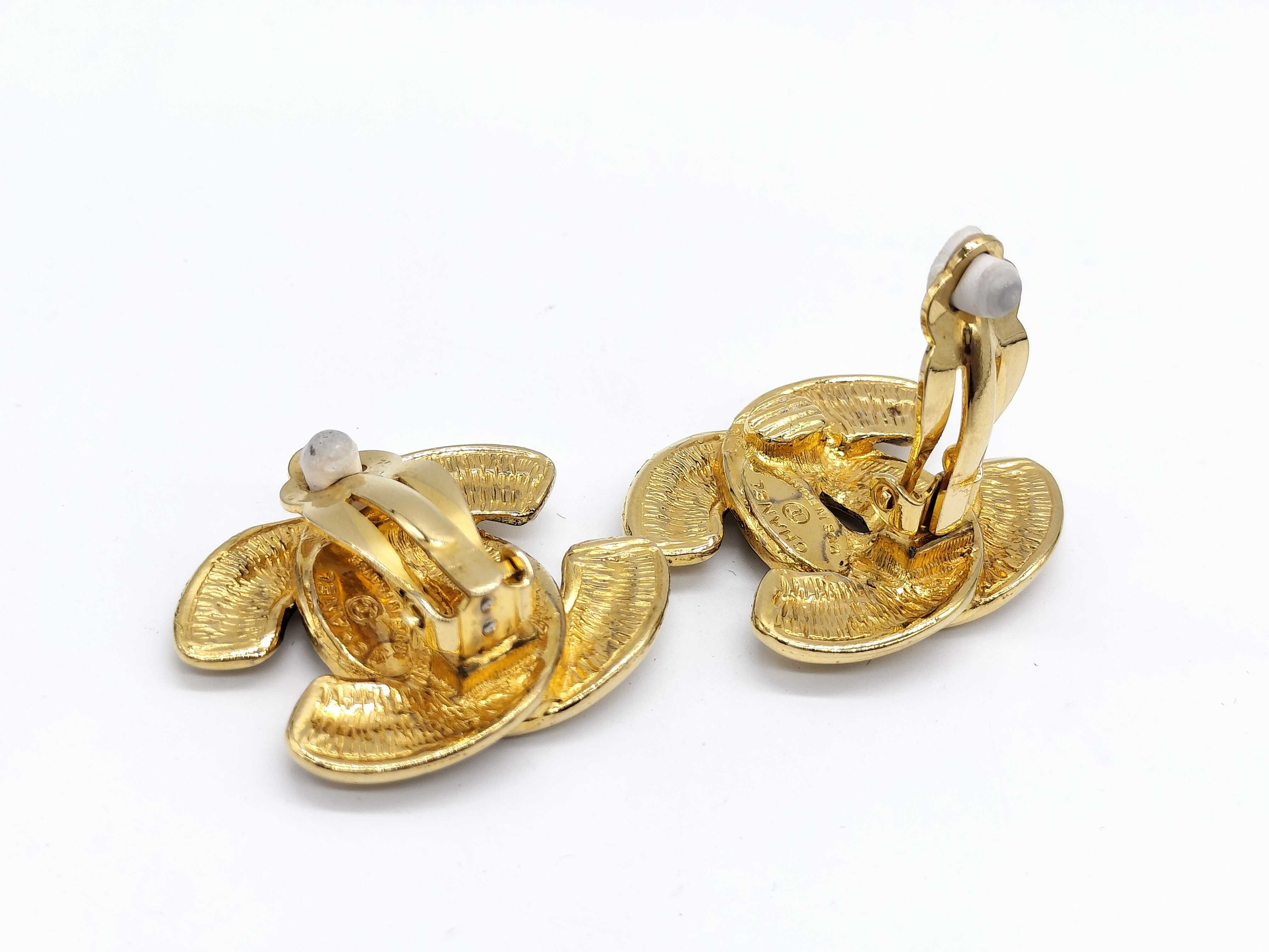 Coco Mark Quilted Earrings 2458 Earrings — view 3