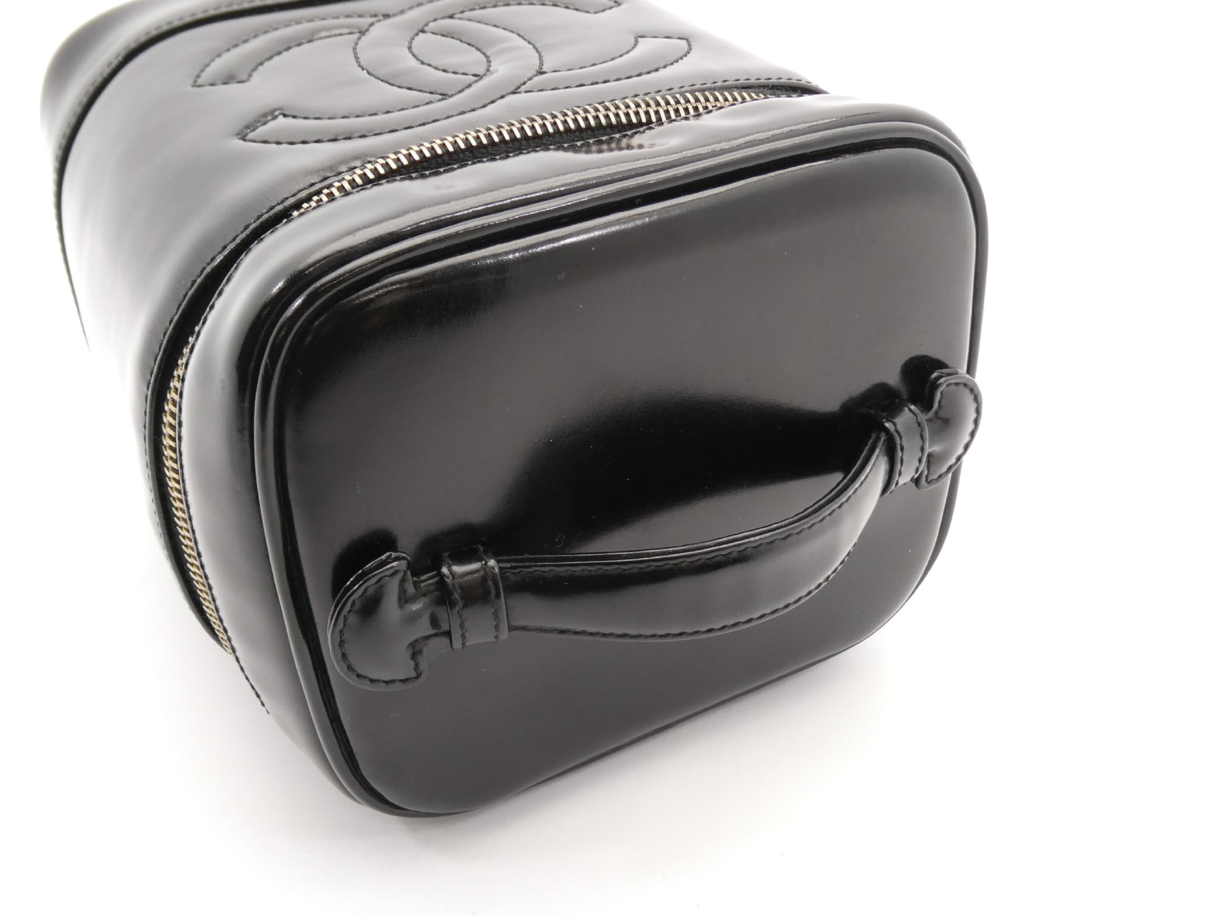 Enamel Coco Mark Vanity Bag — view 6