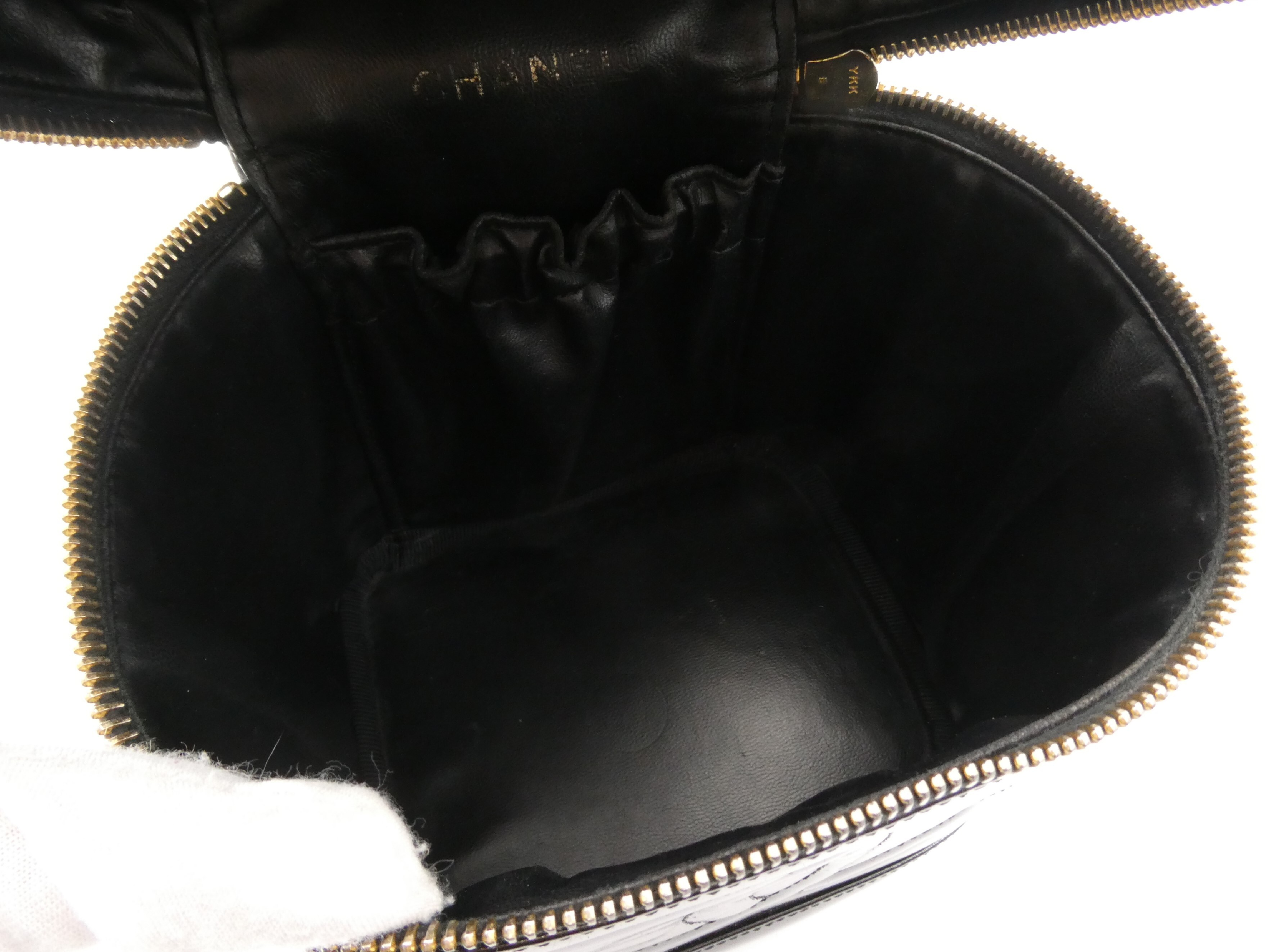 Enamel Coco Mark Vanity Bag — view 7