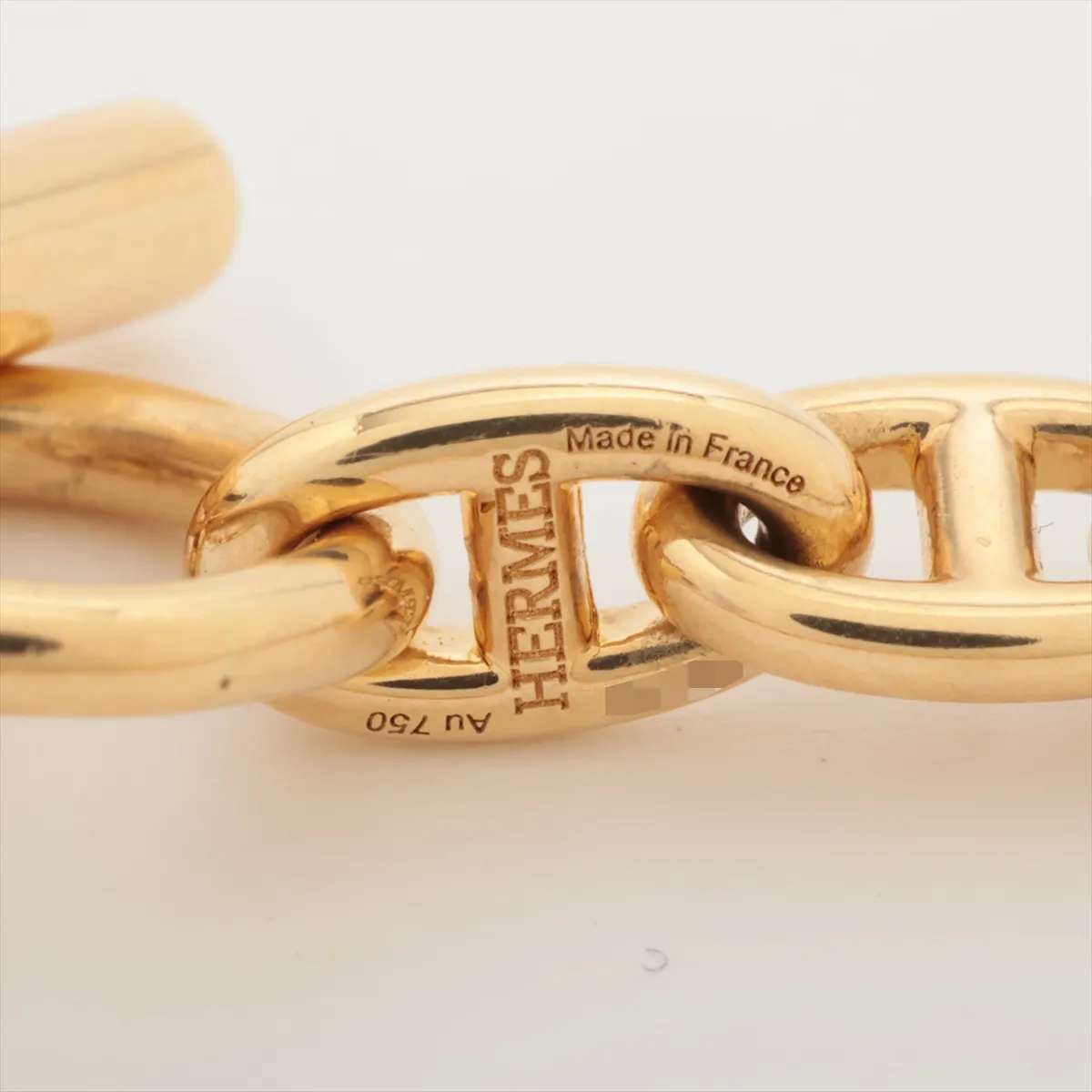 Chaine d'Ancle TPM Necklace 750 (YG) 48.1g 24G922791 1 character serial number in warranty is missing 62 frames — view 4