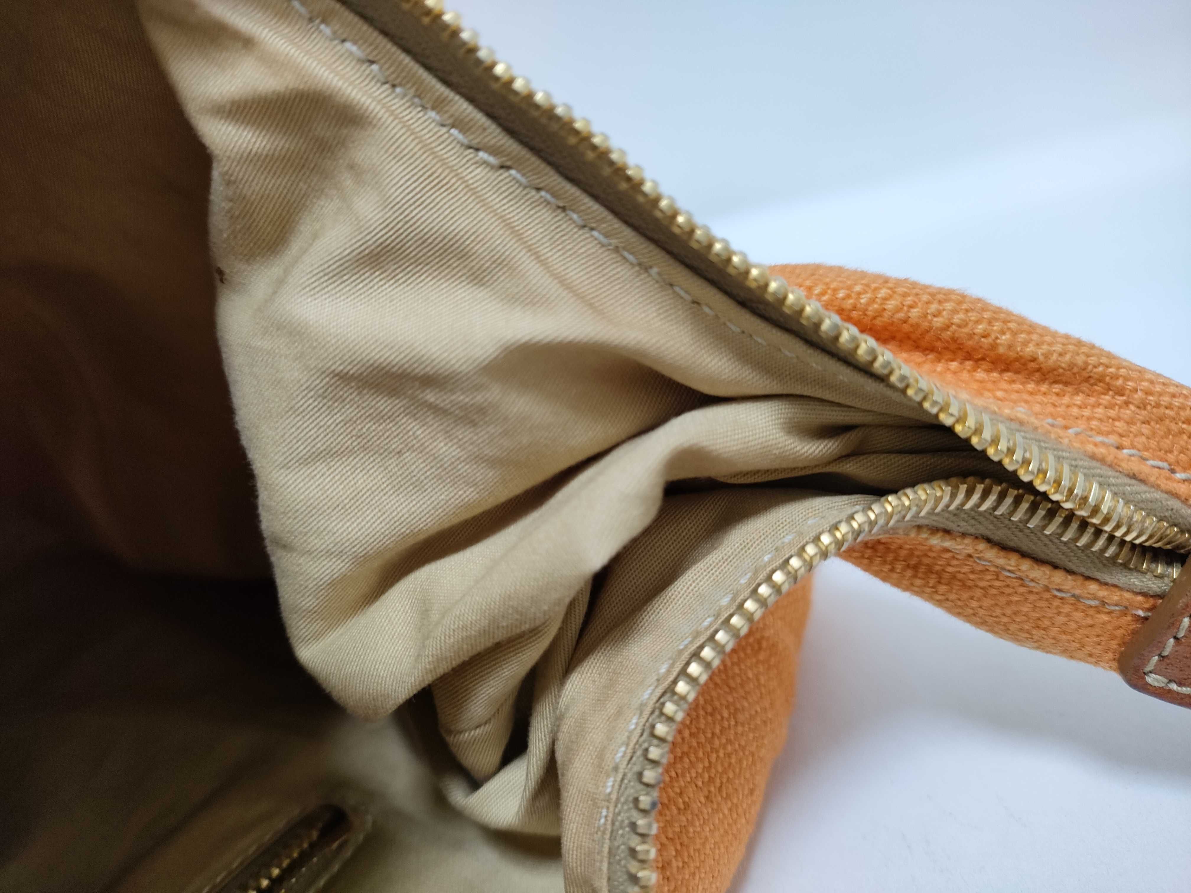 One-Shoulder Bag, Multicolor Orange, Woven Leather Handbag, Hobo Shoulder Bag — view 9