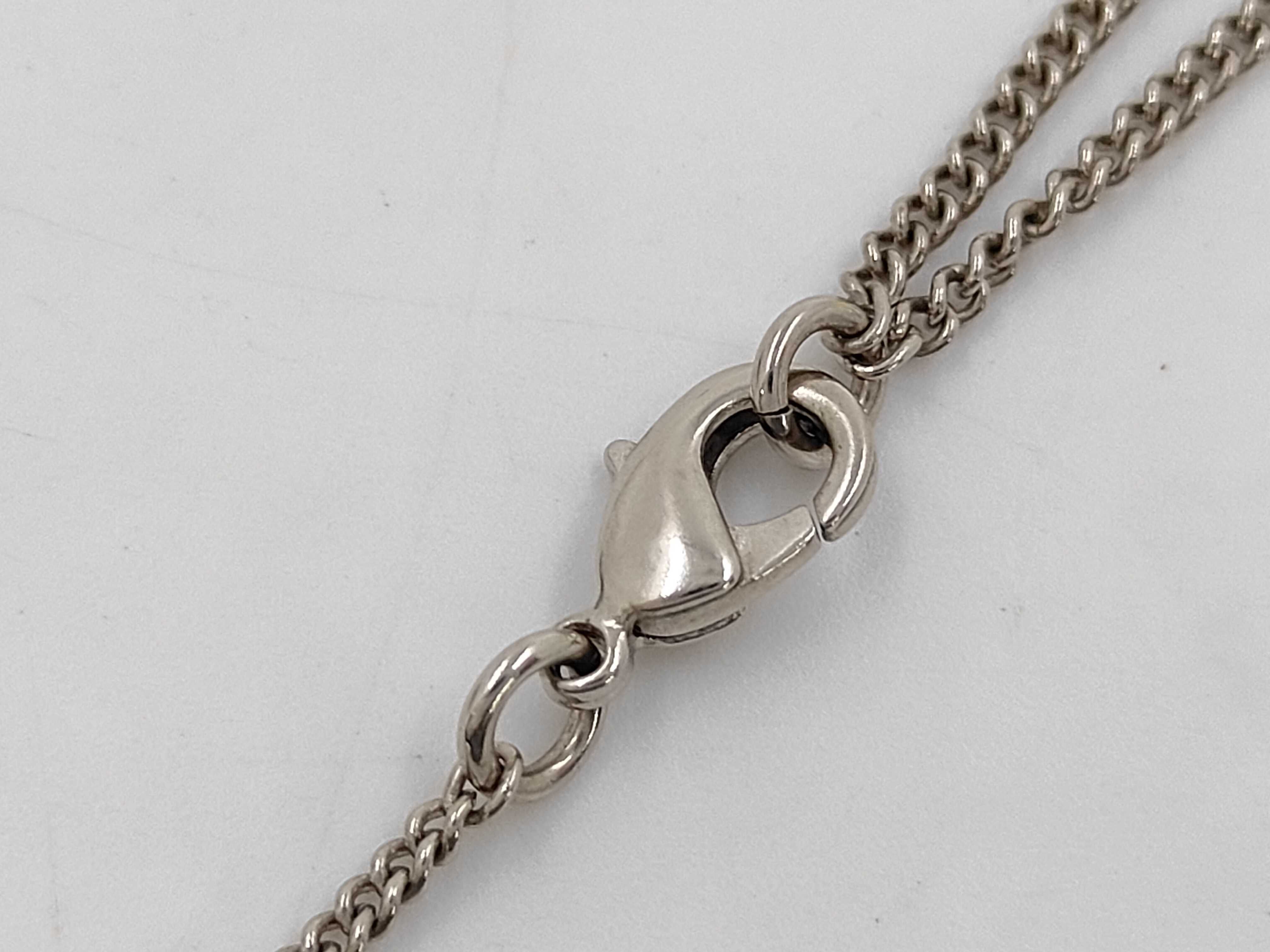 Silver Hardware CC Logo B17P Necklace — view 4
