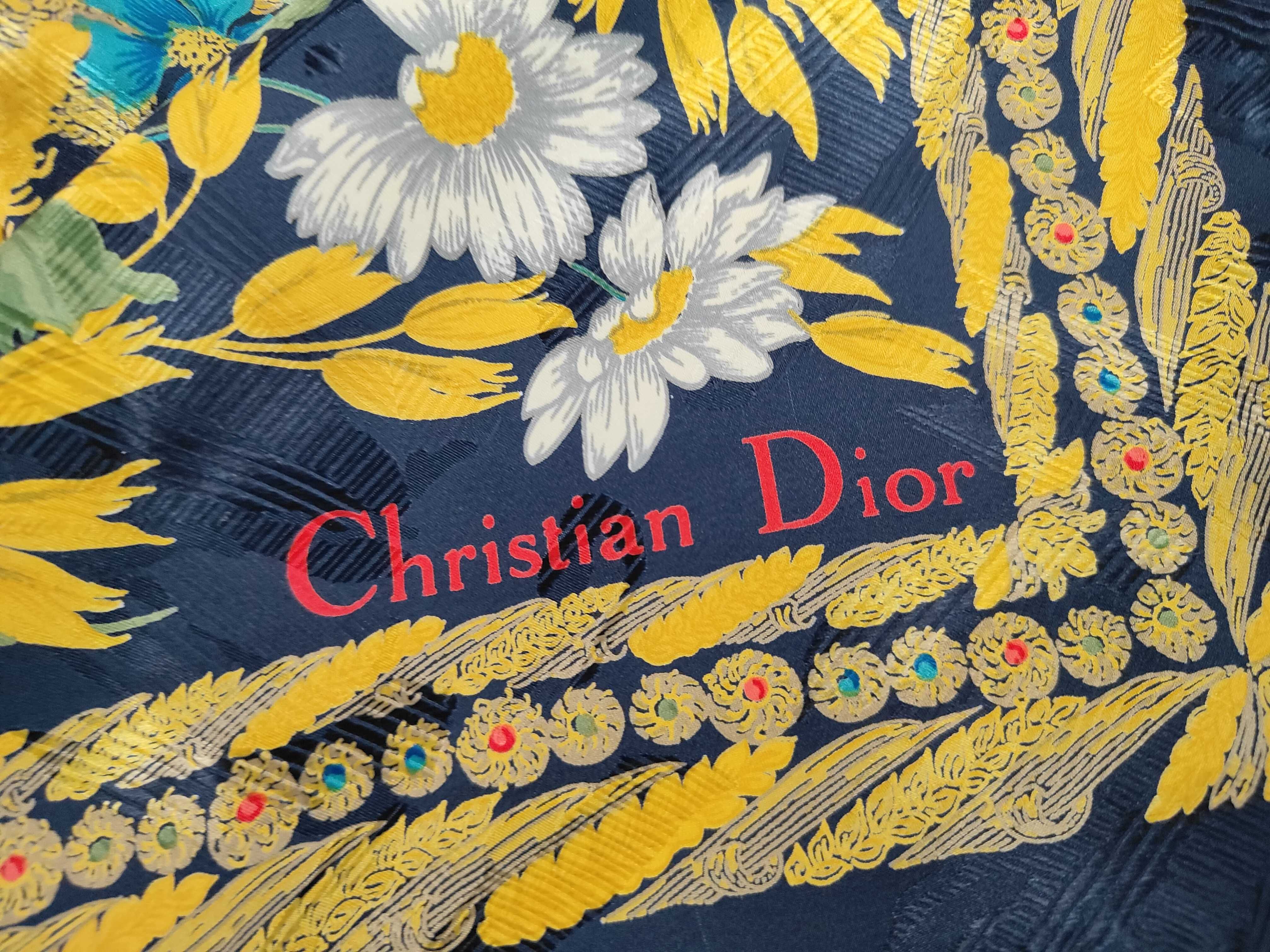 floral silk scarf and other accessories — view 3